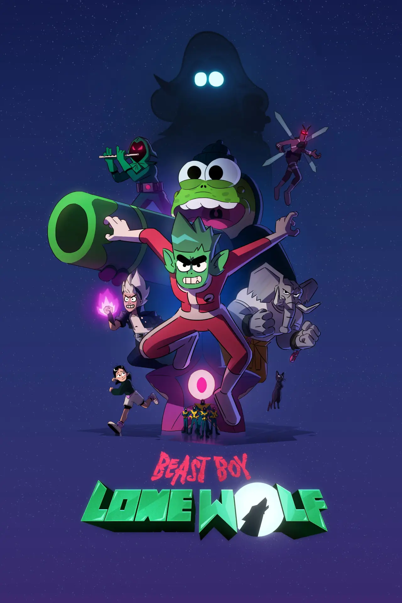 Series poster "Beast Boy: Lone Wolf"