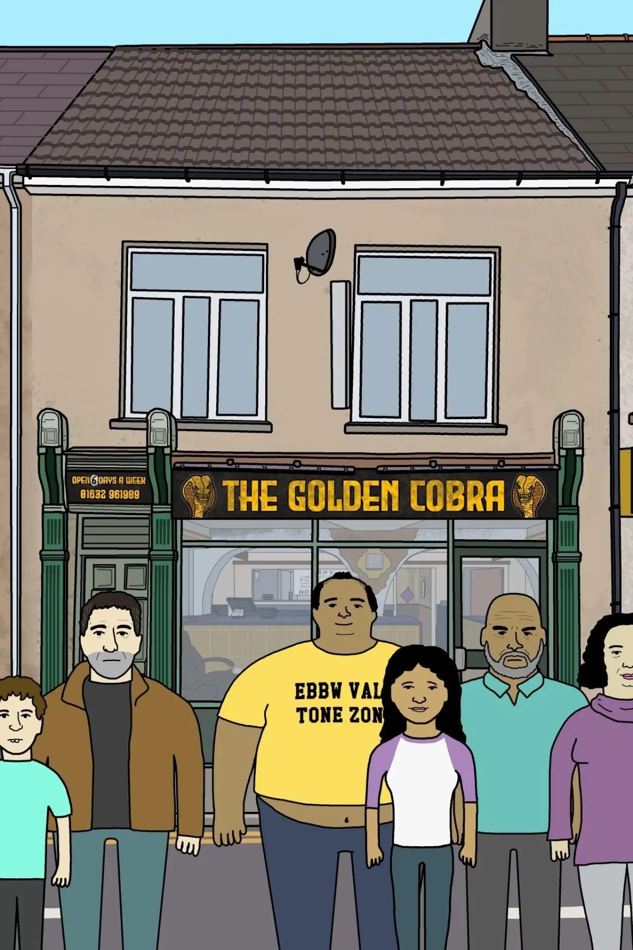 Series poster "The Golden Cobra"