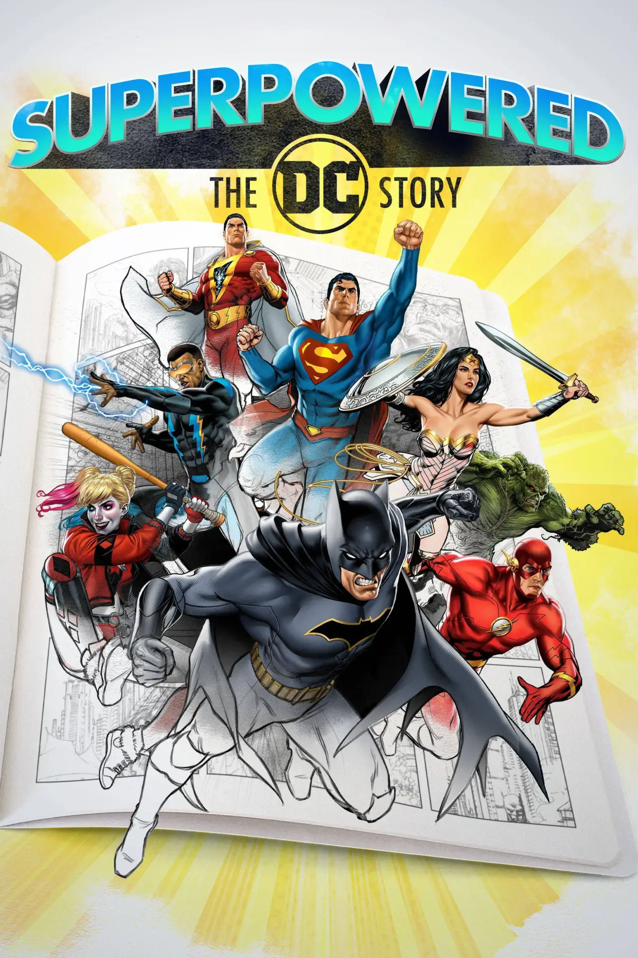 Series poster "Superpowered: The DC Story"