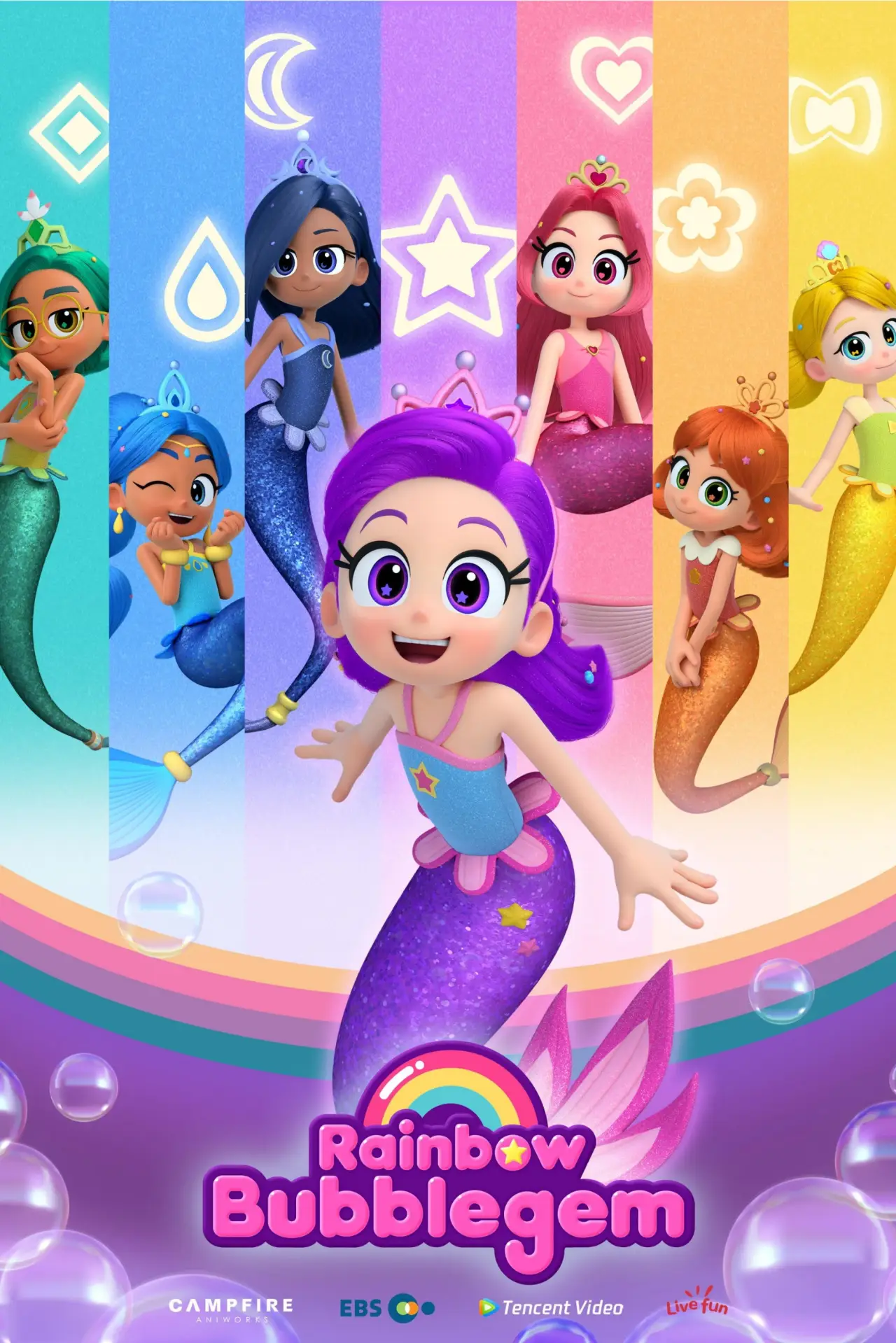 Series poster "Rainbow Bubblegem"