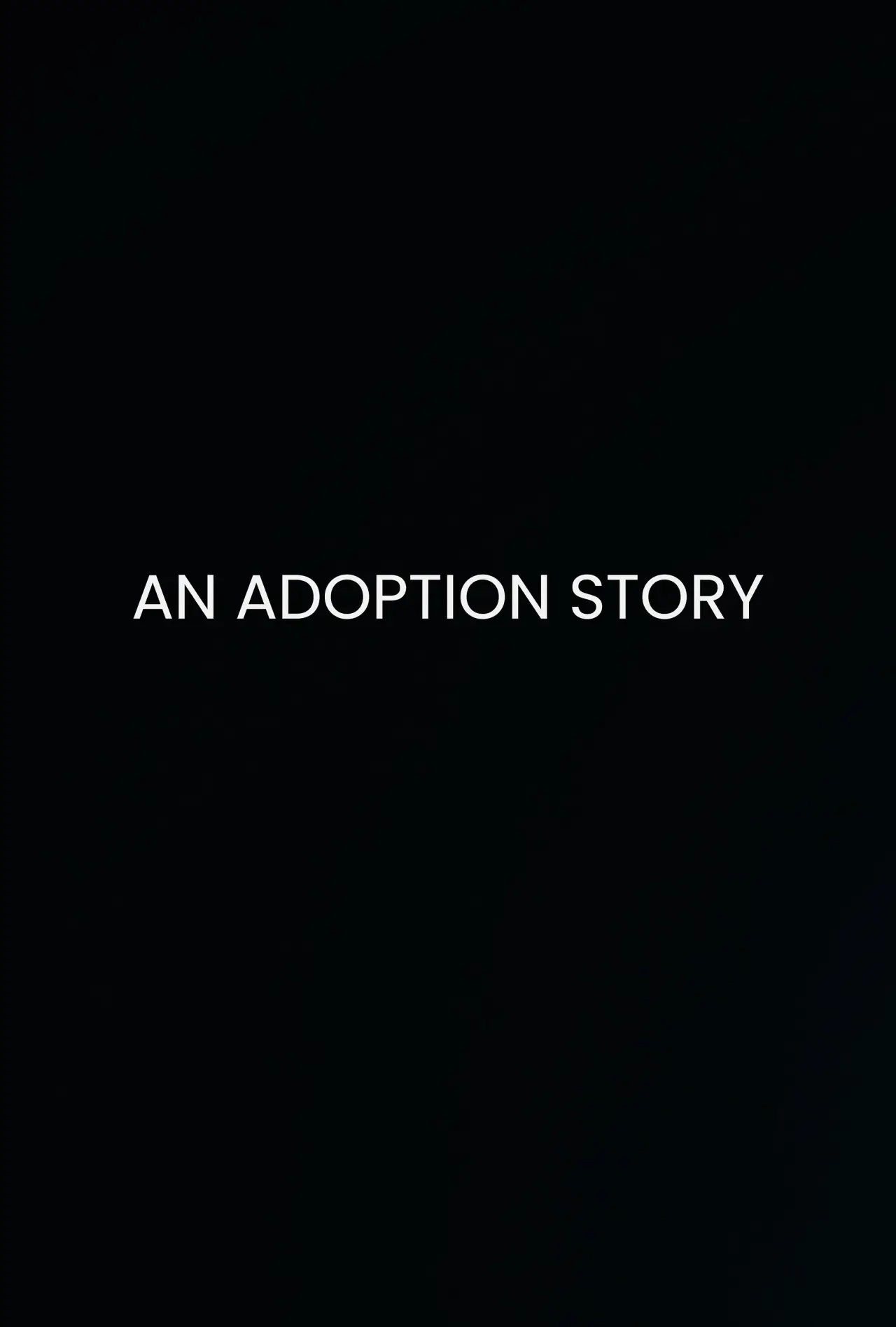 Series poster "An Adoption Story"
