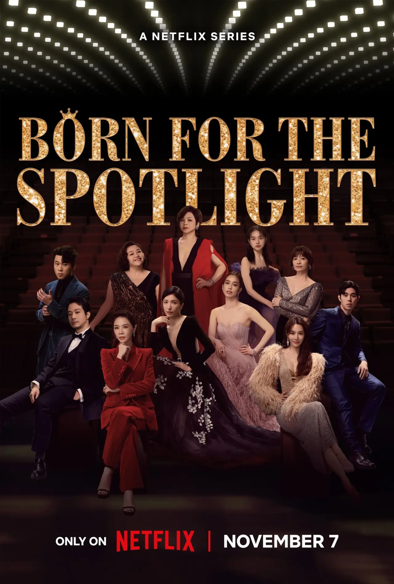 Series poster "Born for the Spotlight"