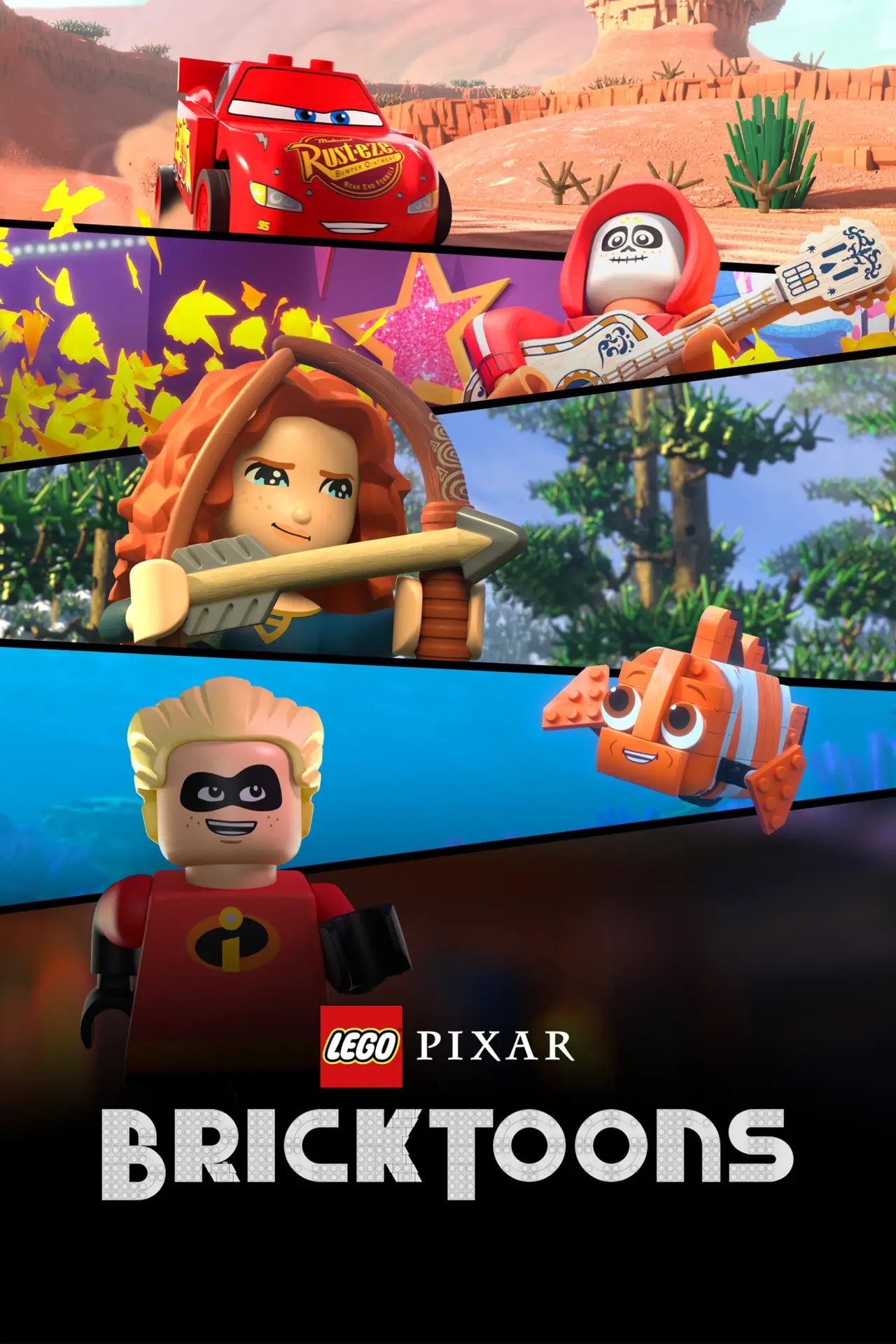 Series poster "LEGO Pixar: BrickToons"