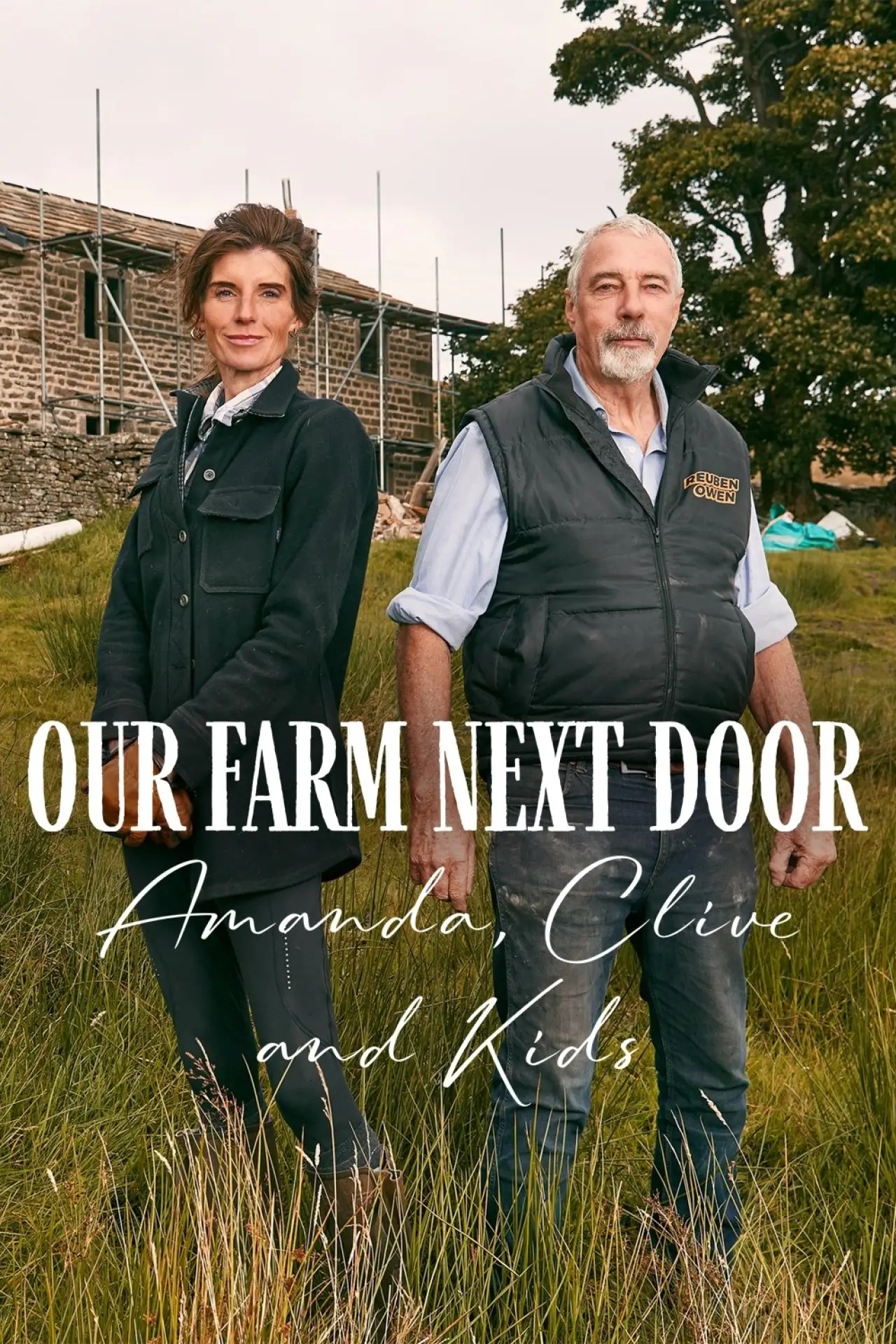Series poster "Our Farm Next Door: Amanda, Clive and Kids"
