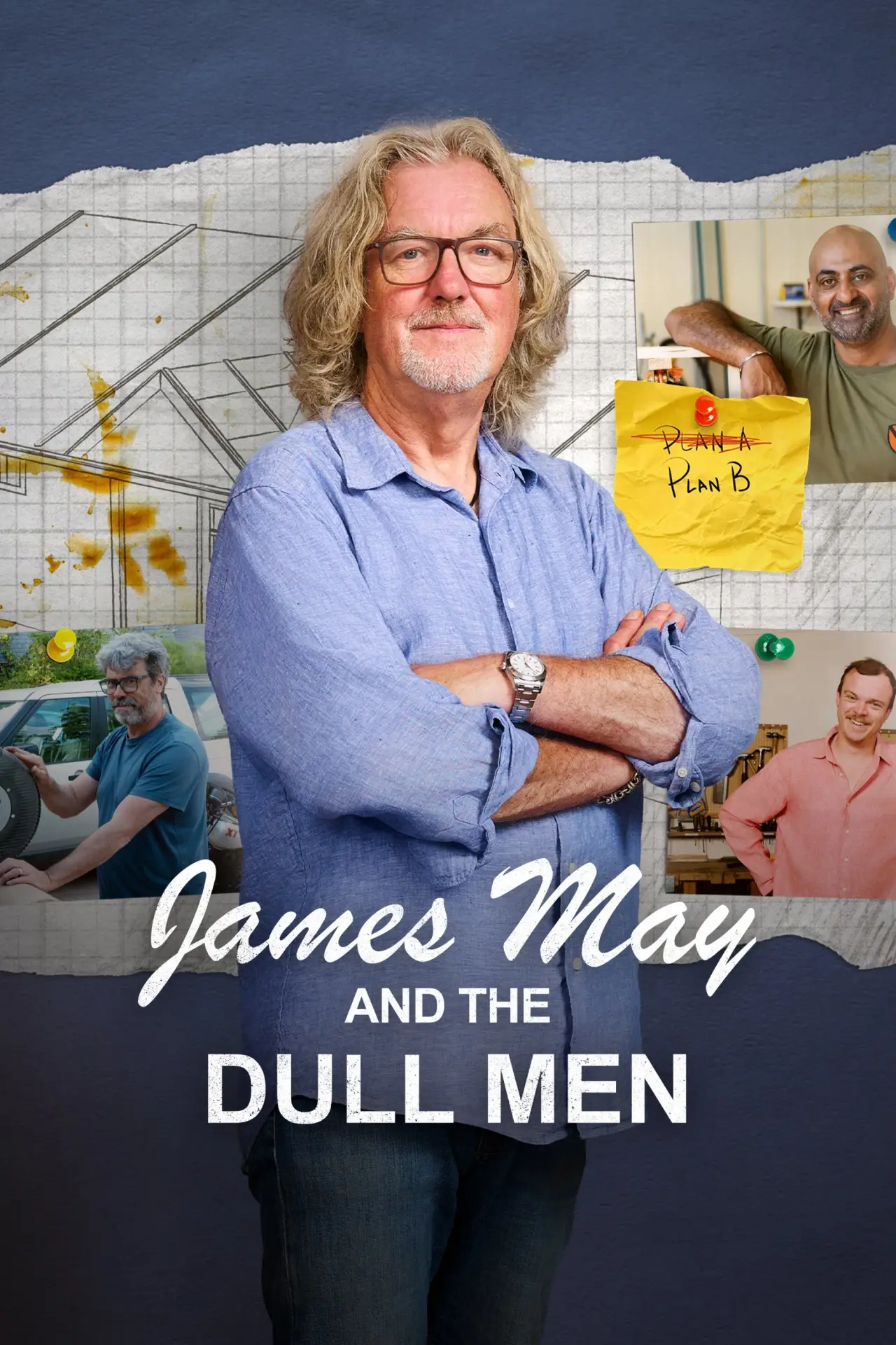 Series poster "James May and the Dull Men"