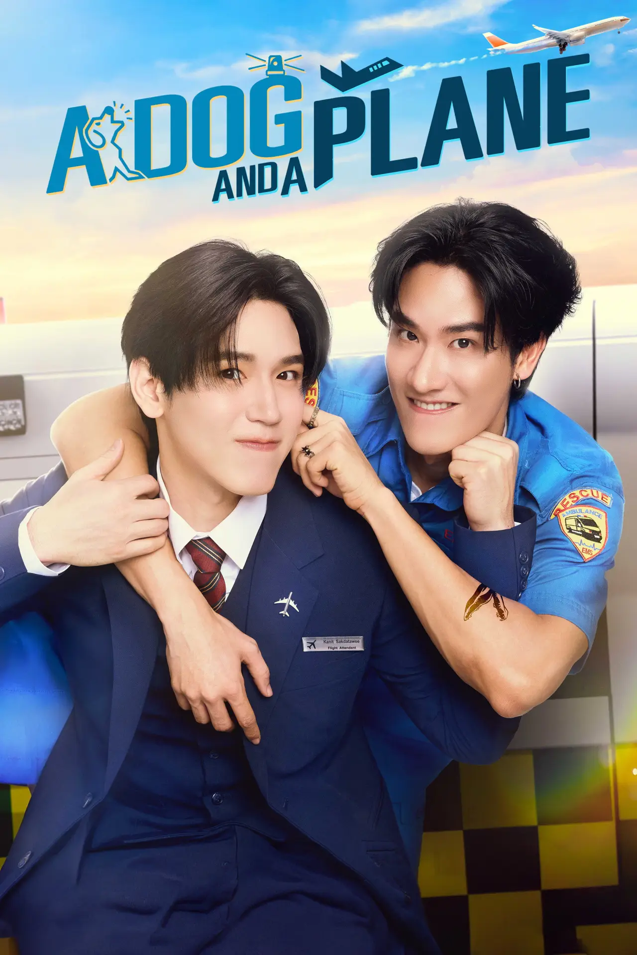 Series poster "A Dog and a Plane"
