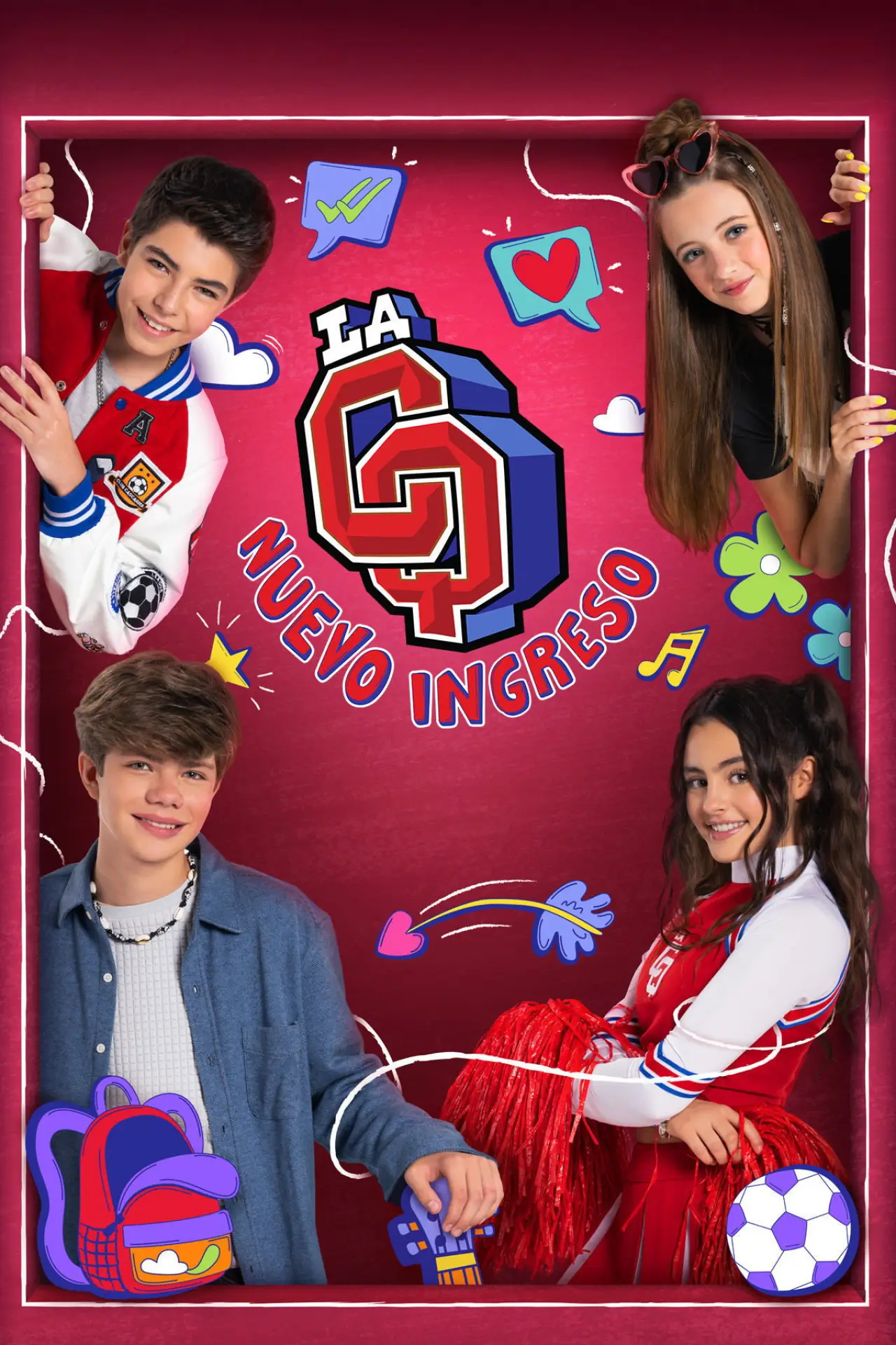 Series poster "La CQ: Nuevo ingreso"