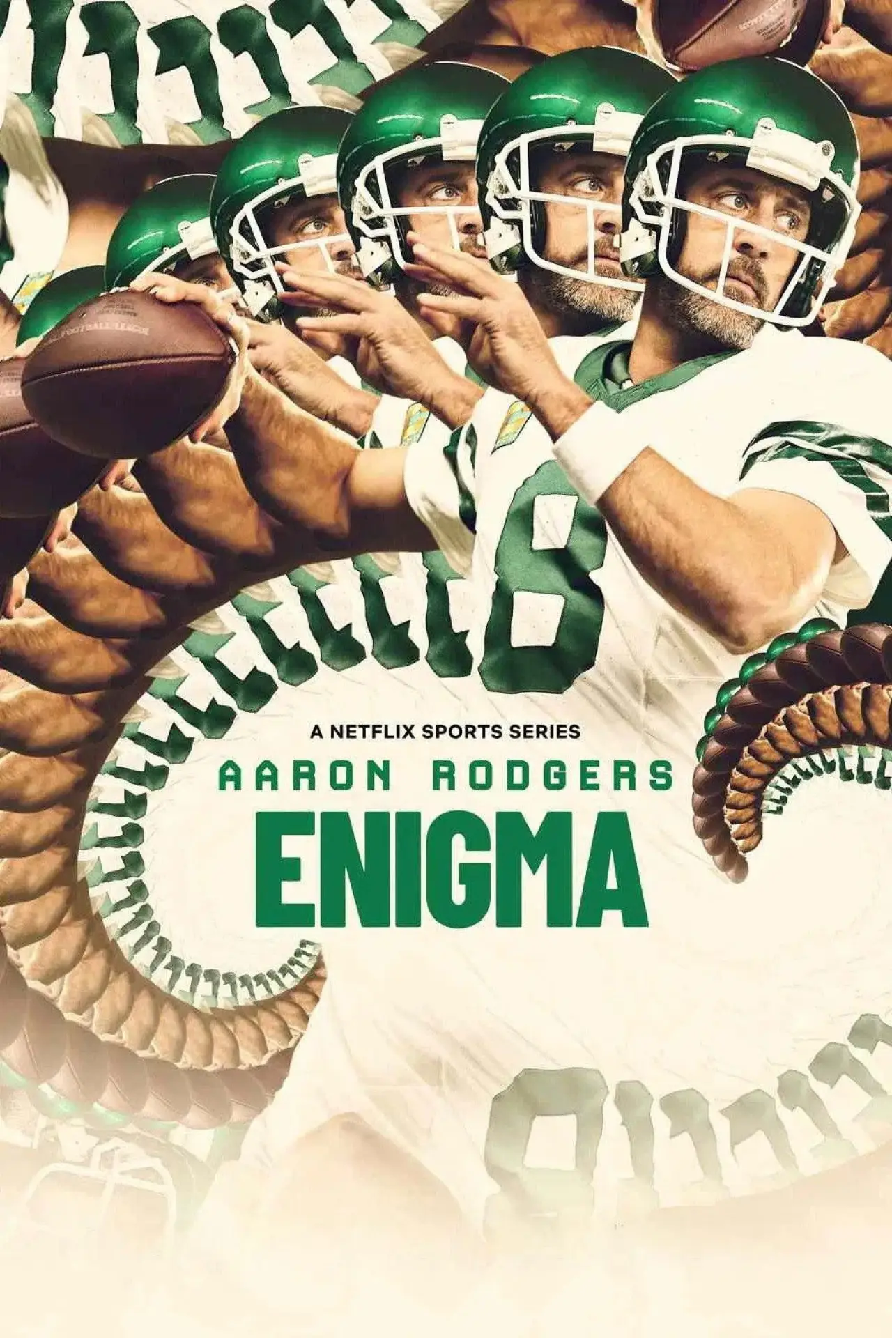 Series poster "Aaron Rodgers: Enigma"
