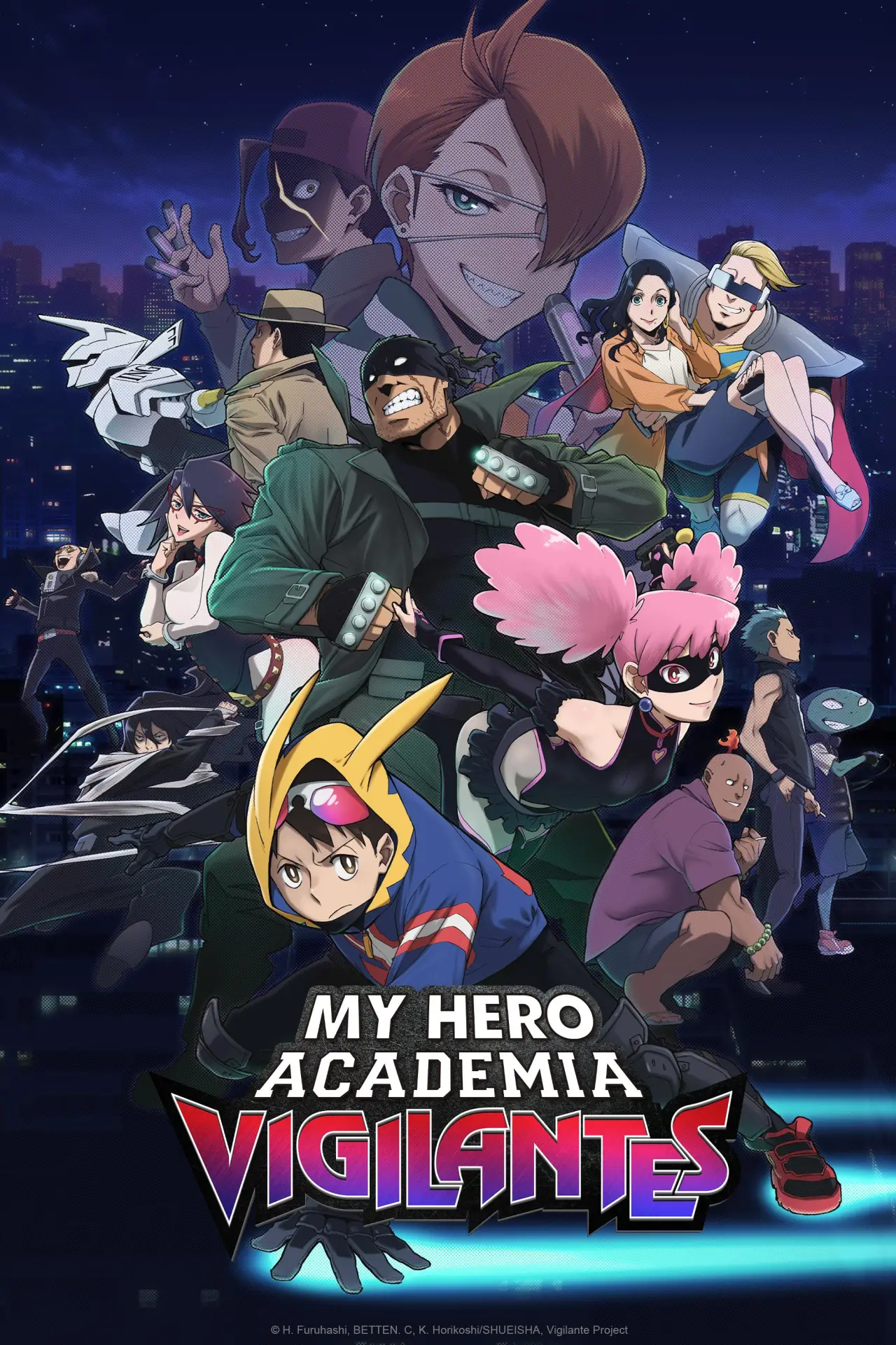 Постер к сериалу "My Hero Academia: Vigilantes"