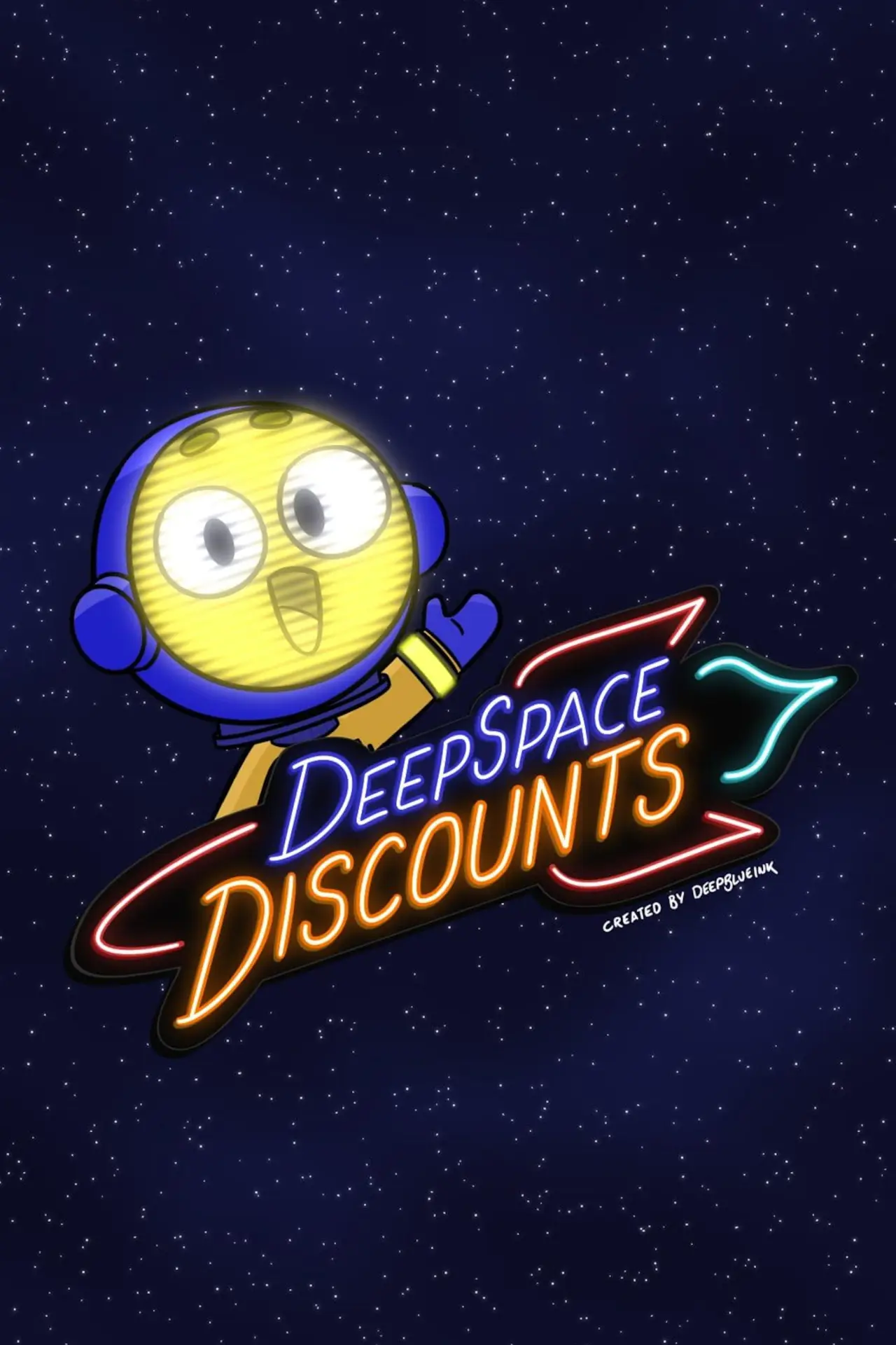 Series poster "Deep Space Discounts"