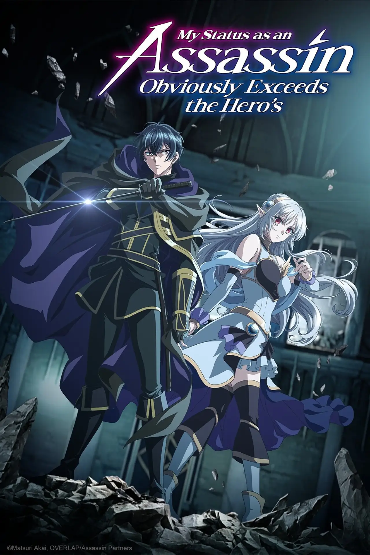 Series poster "My Status as an Assassin Obviously Exceeds the Hero