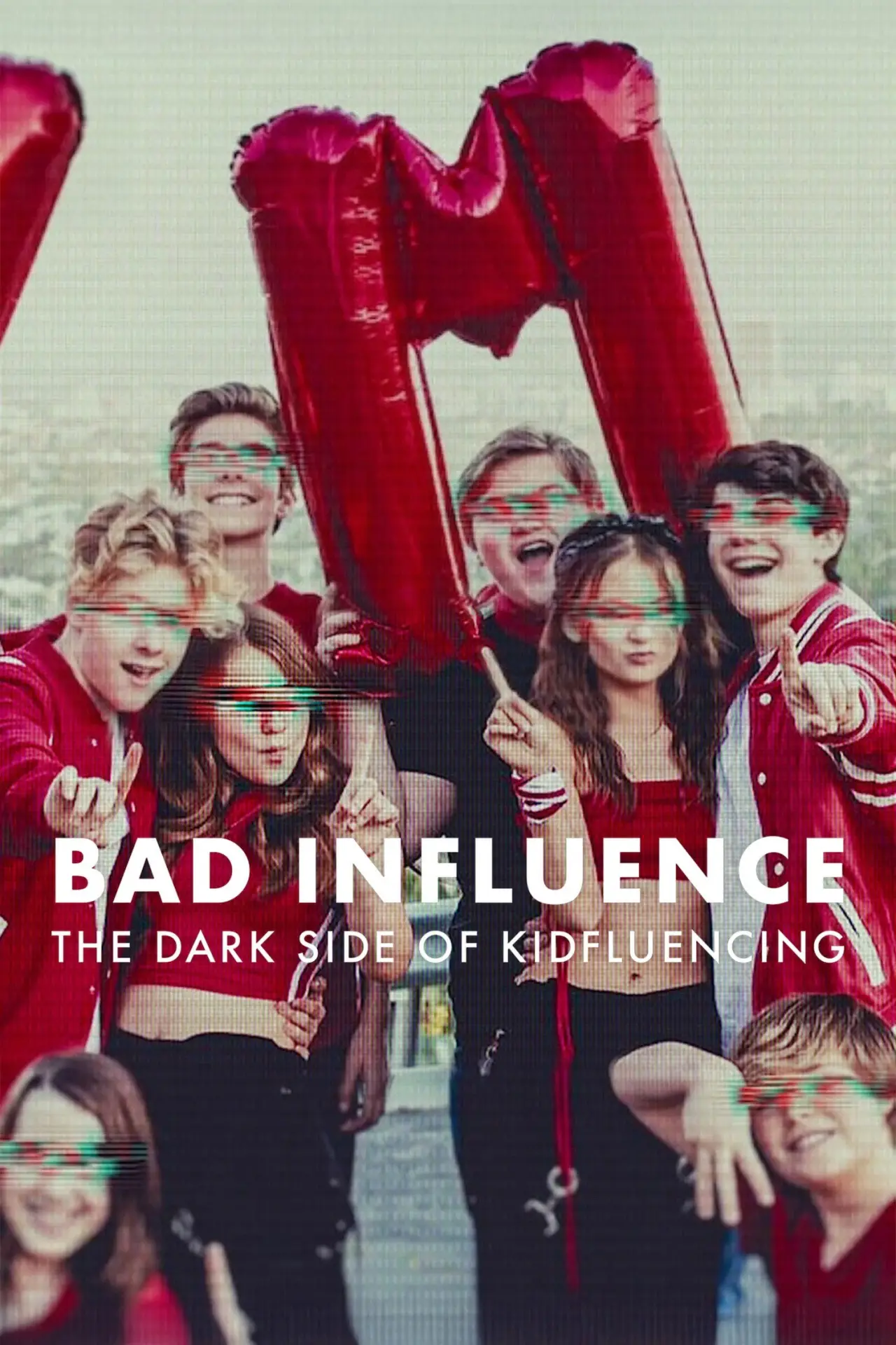Series poster "Bad Influence: The Dark Side of Kidfluencing"