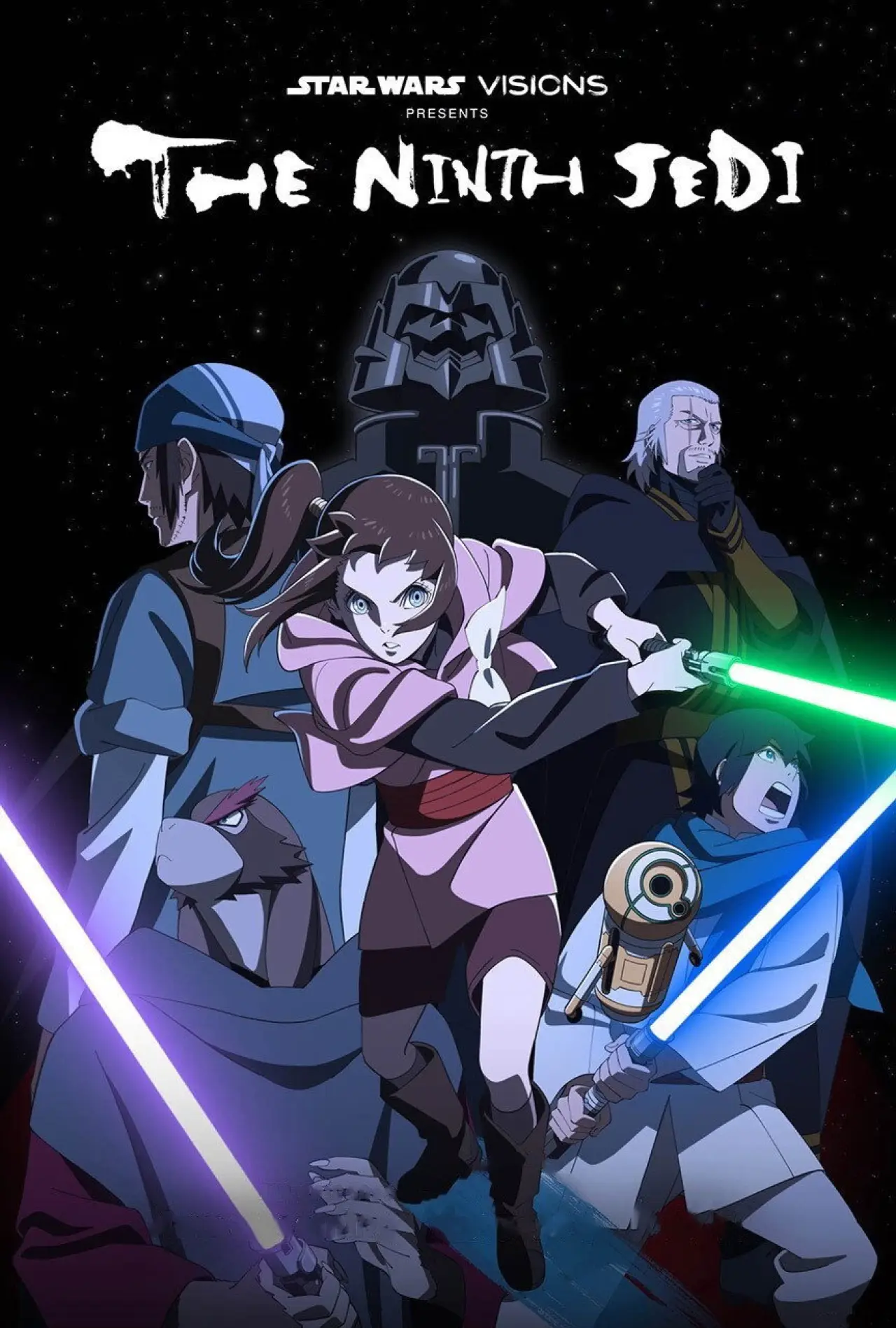 Постер к сериалу "Star Wars: Visions Presents - The Ninth Jedi"