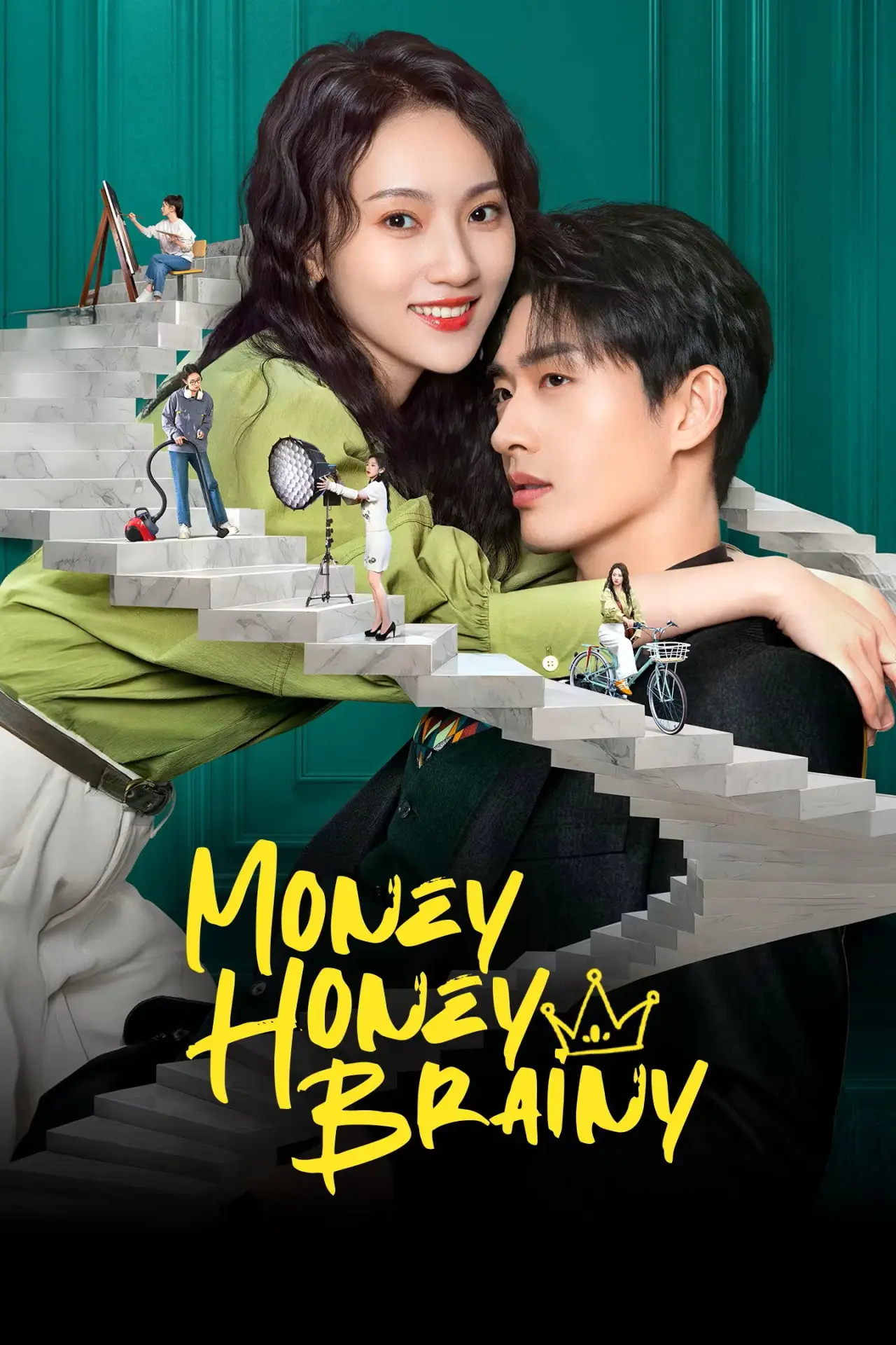 Series poster "Money Honey Brainy"