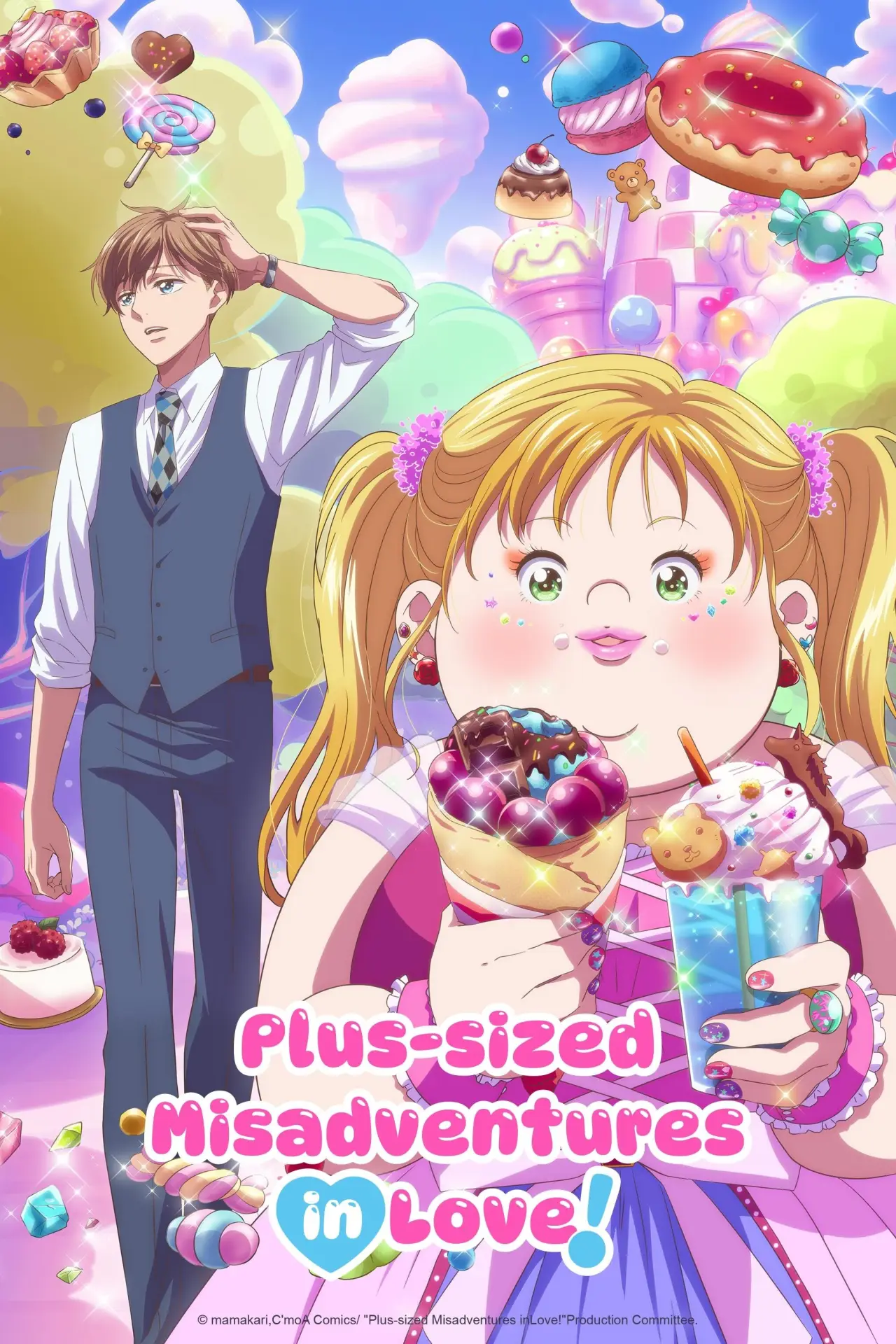 Series poster "Plus-sized Misadventures in Love!"