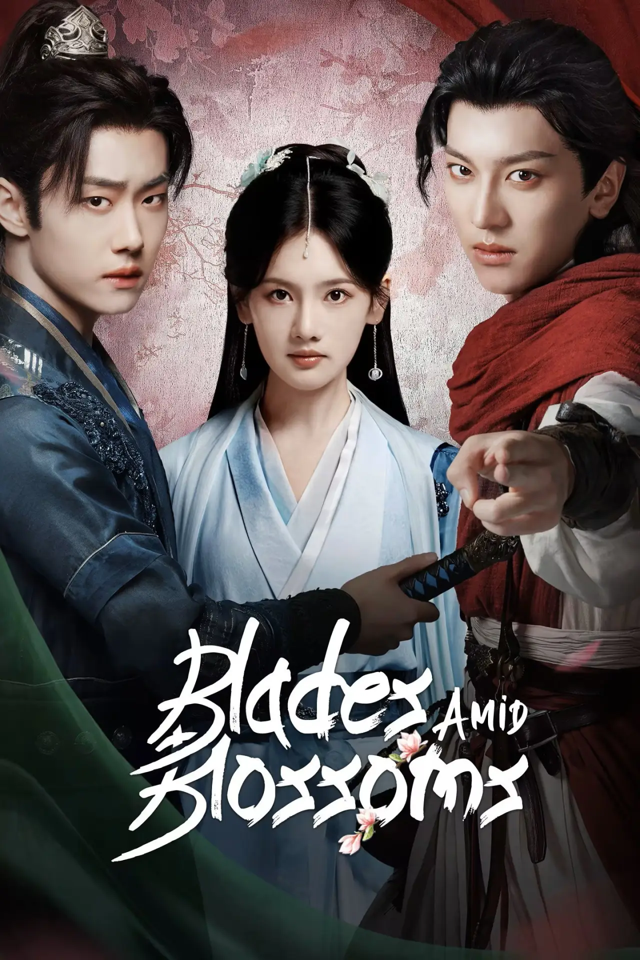 Series poster "Blades Amid Blossoms"