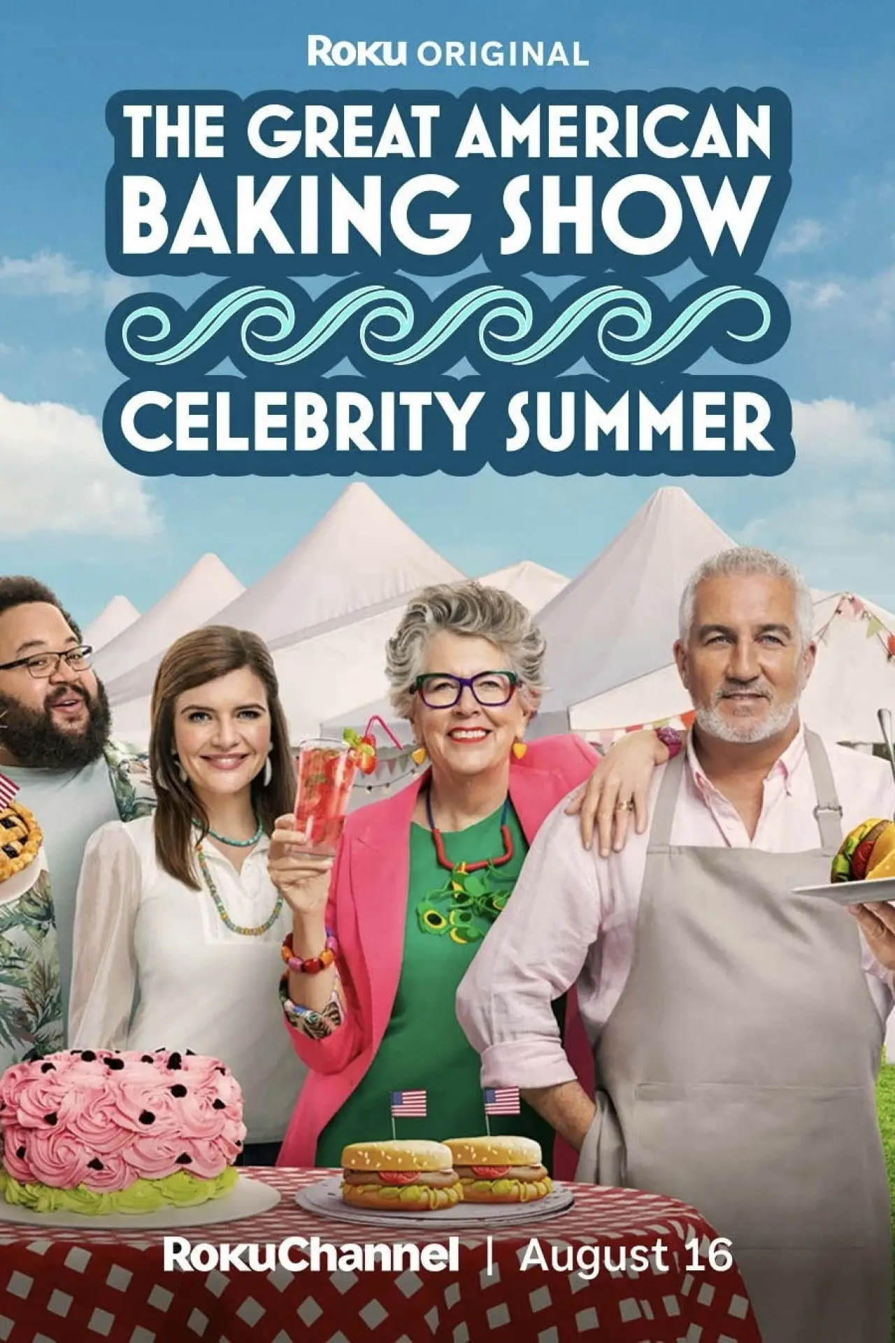 Series poster "The Great American Baking Show: Celebrity Summer"