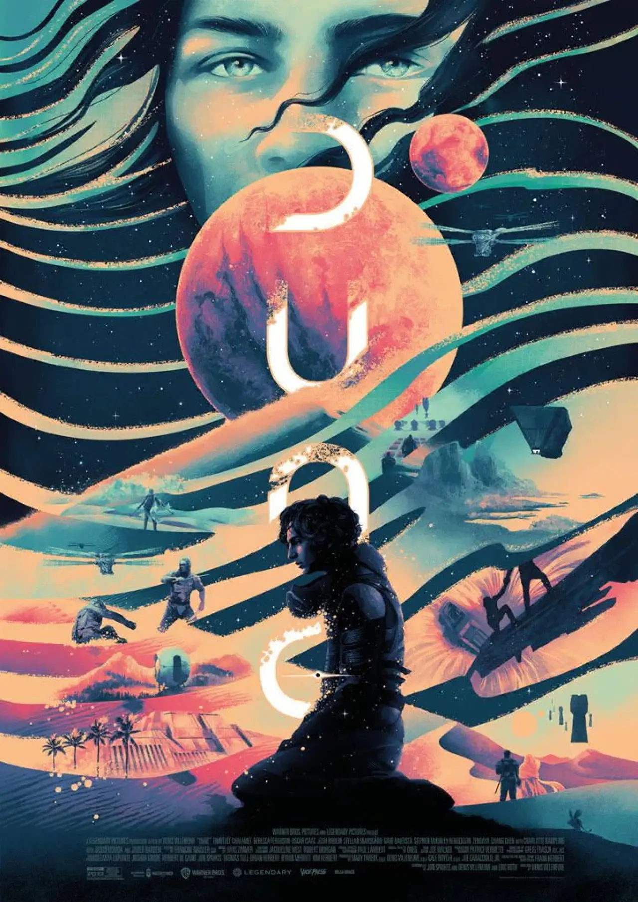Series poster "The Dune Saga by Denis Villeneuve"