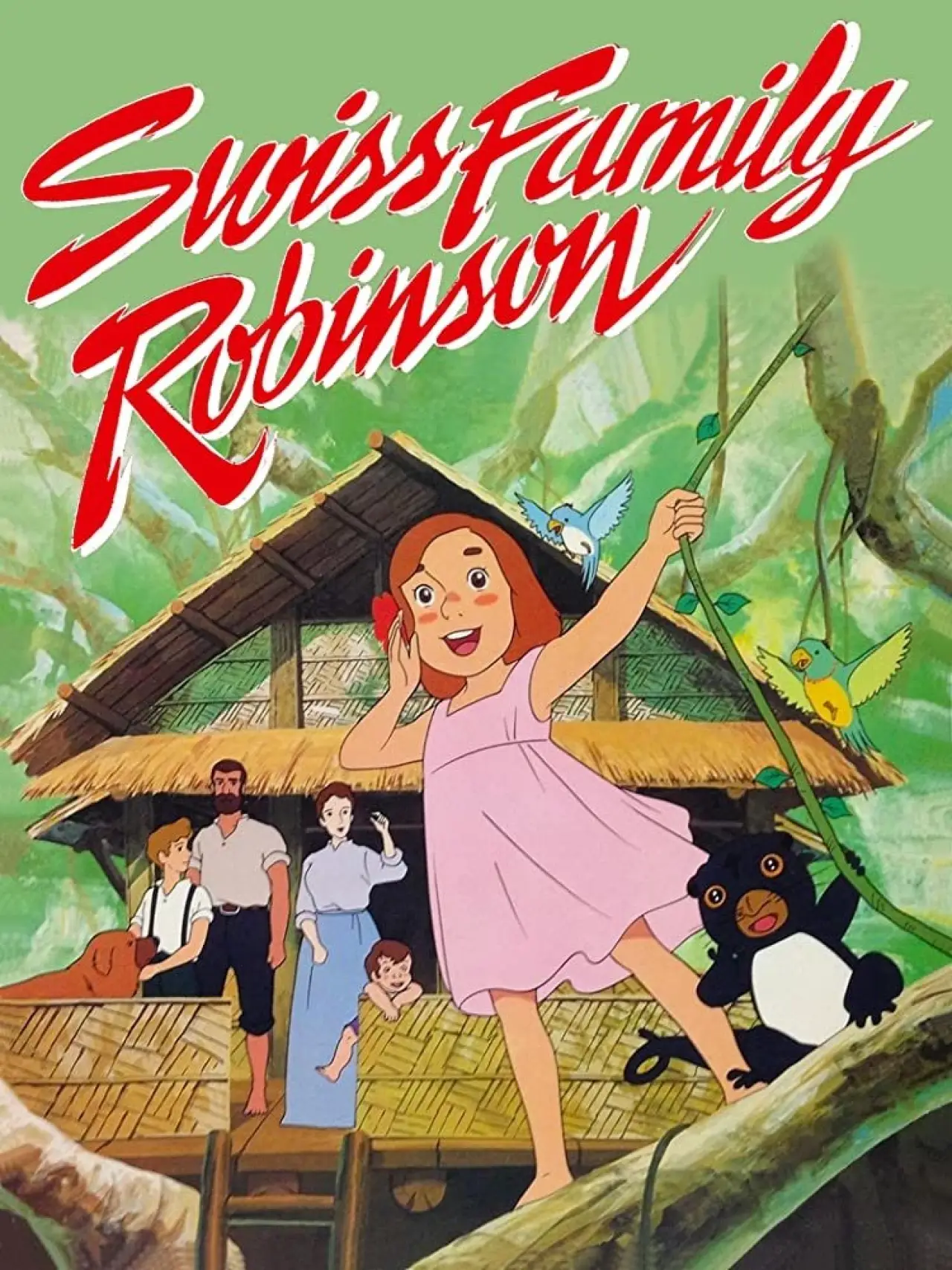 Series poster "The Swiss Family Robinson: Flone of the Mysterious Island"