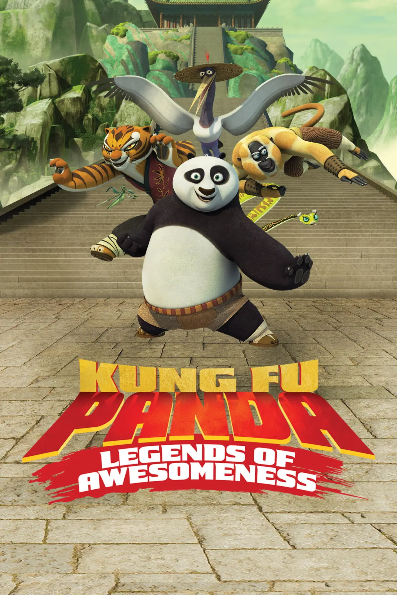 Series poster "Kung Fu Panda: Legends of Awesomeness"