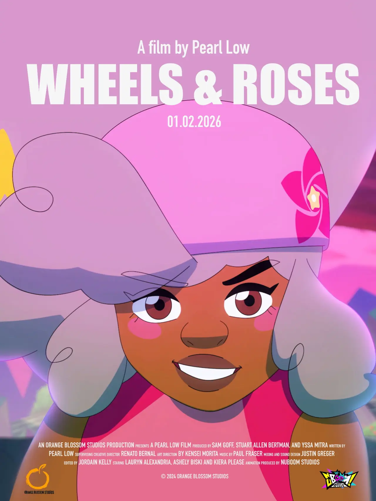 Series poster "WHEELS & ROSES"