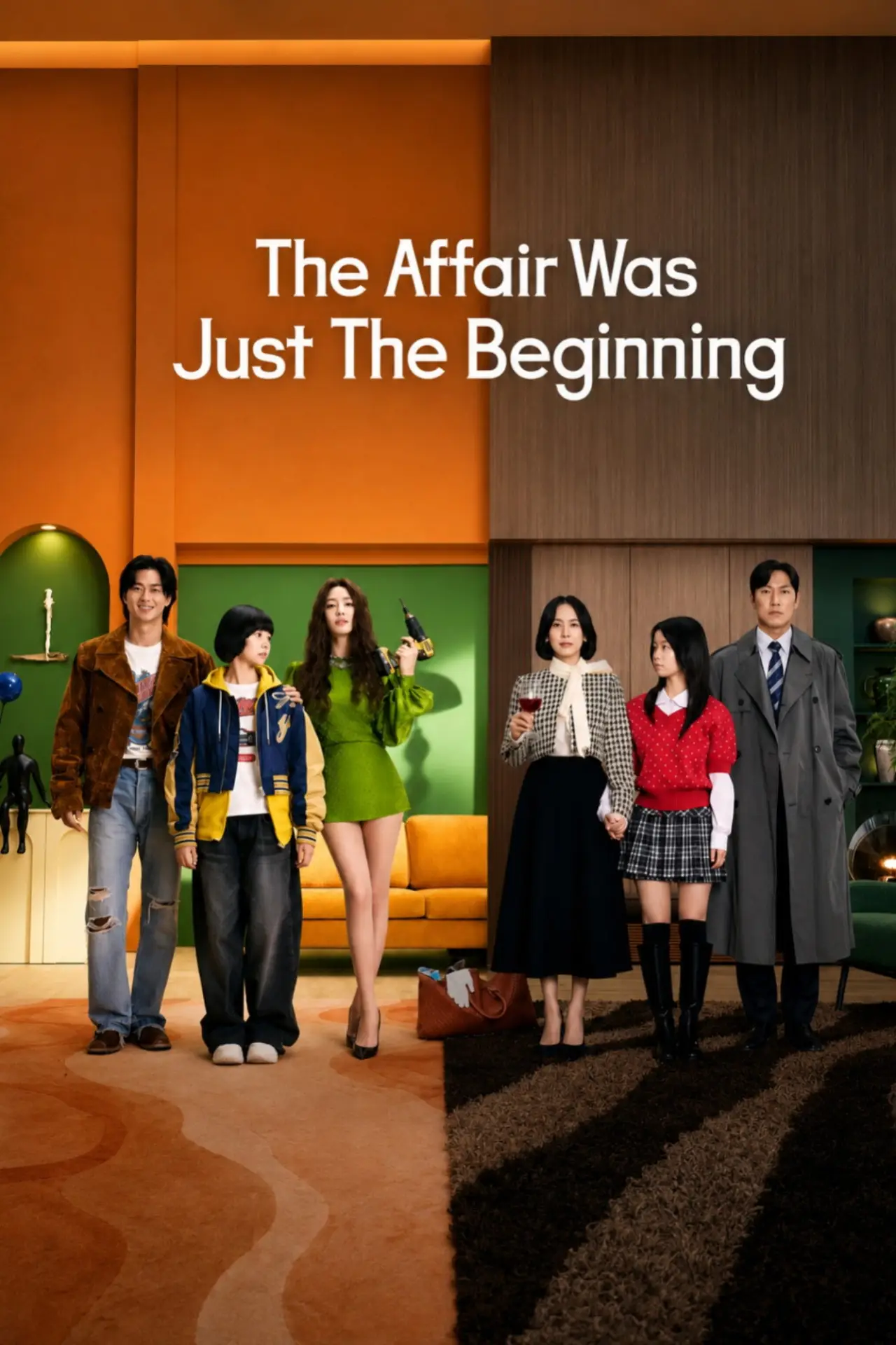 Series poster "The Affair Was Just the Beginning"