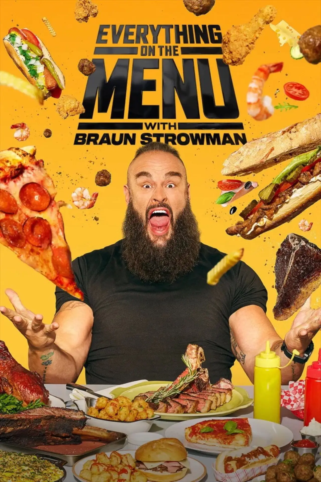 Series poster "Everything on the Menu with Braun Strowman"