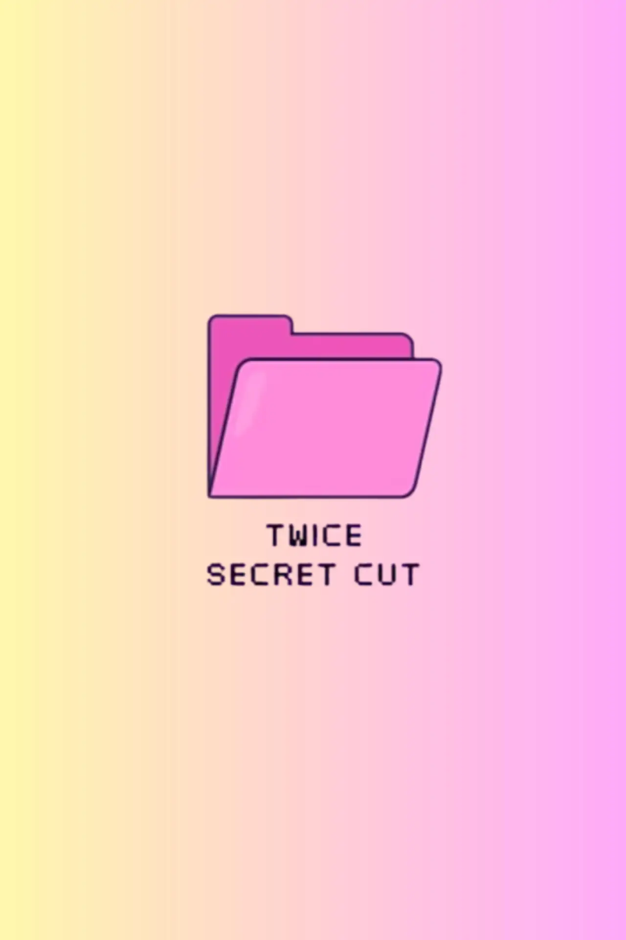 Series poster "TWICE Secret Cut"