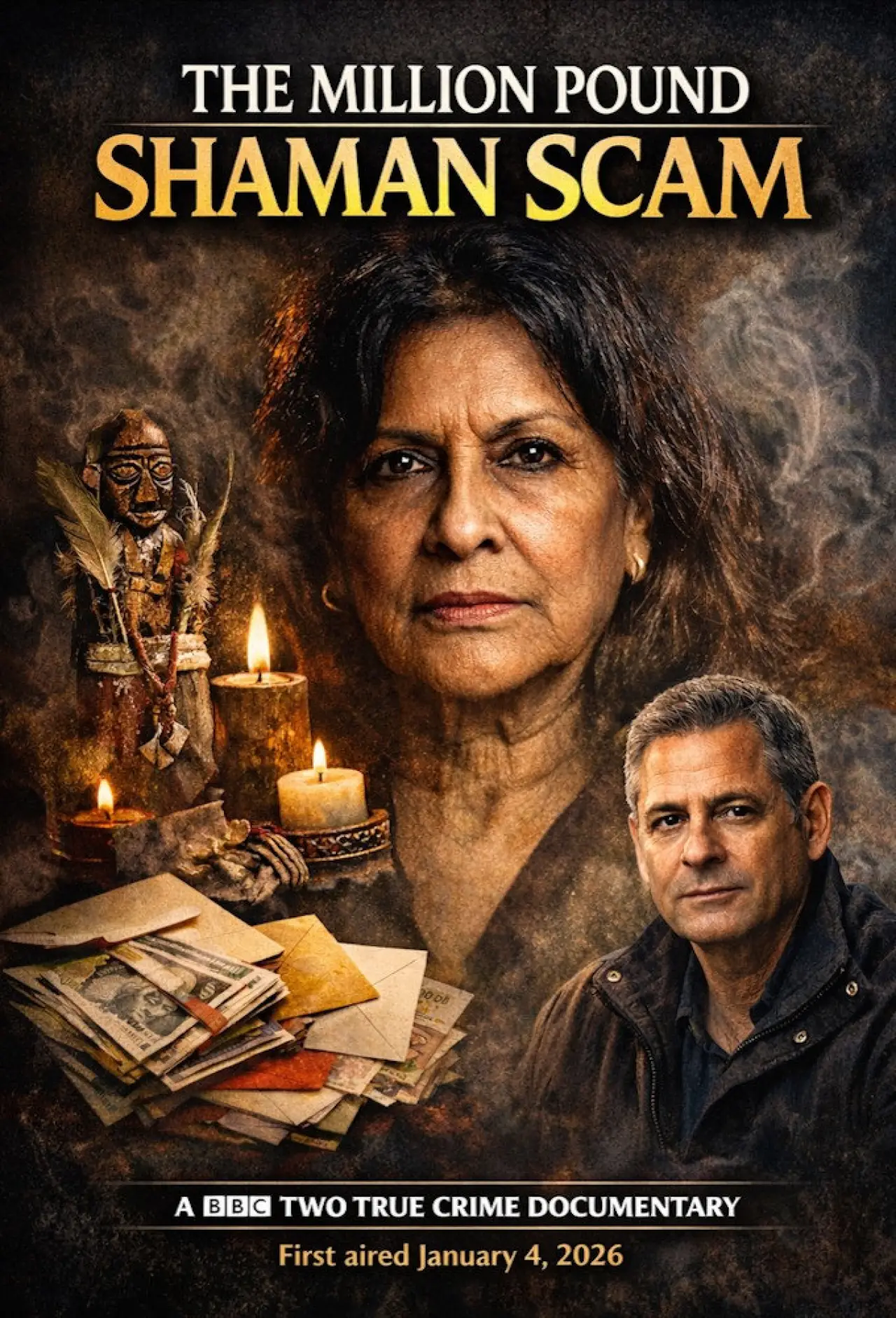 Series poster "The Million Pound Shaman Scam"