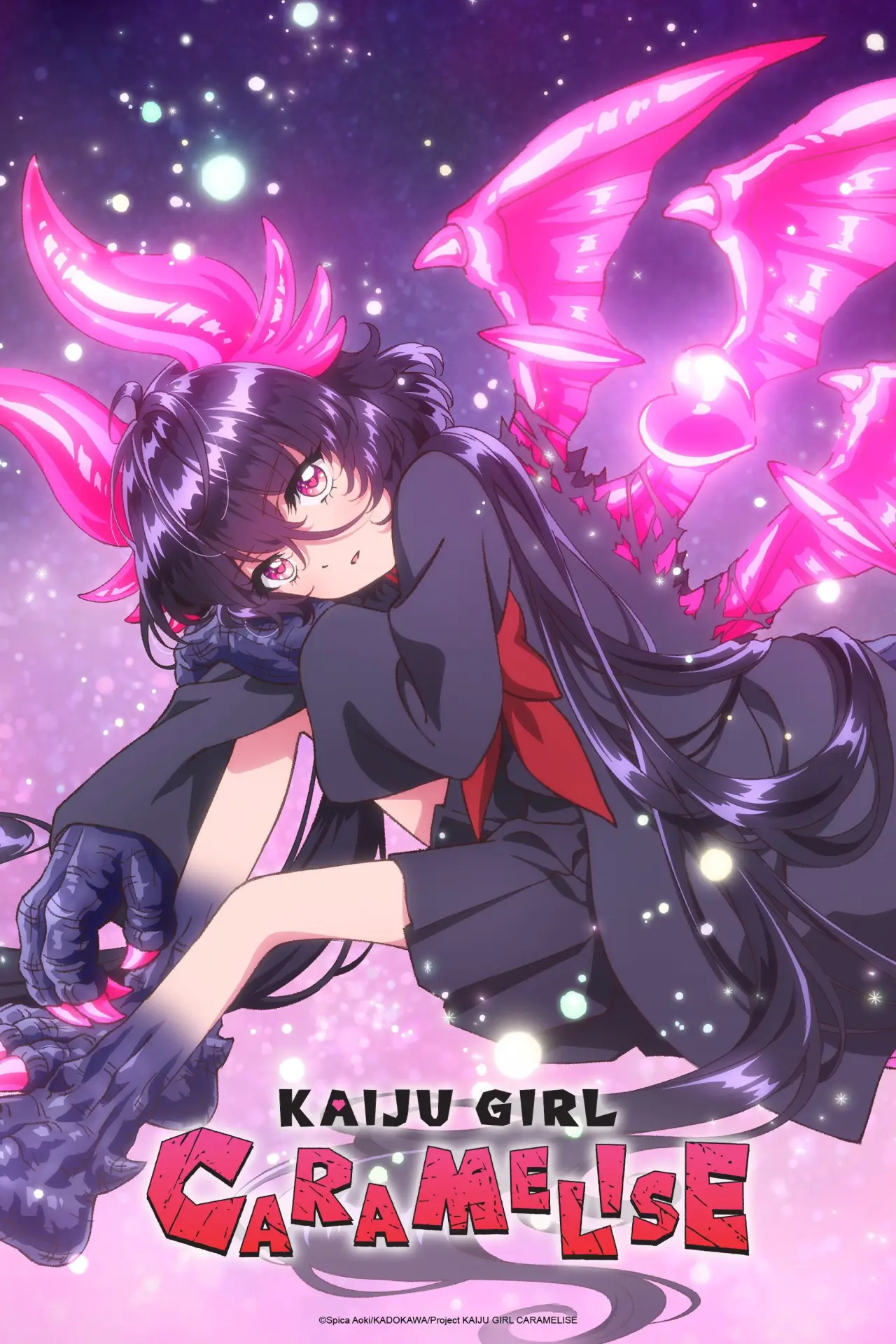Series poster "KAIJU GIRL CARAMELISE"