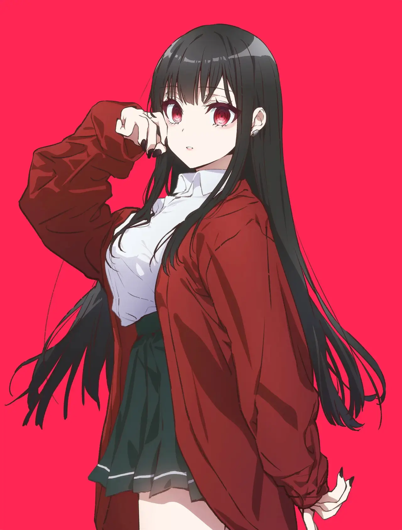 Series poster "Are You a Landmine, Chihara-san?"