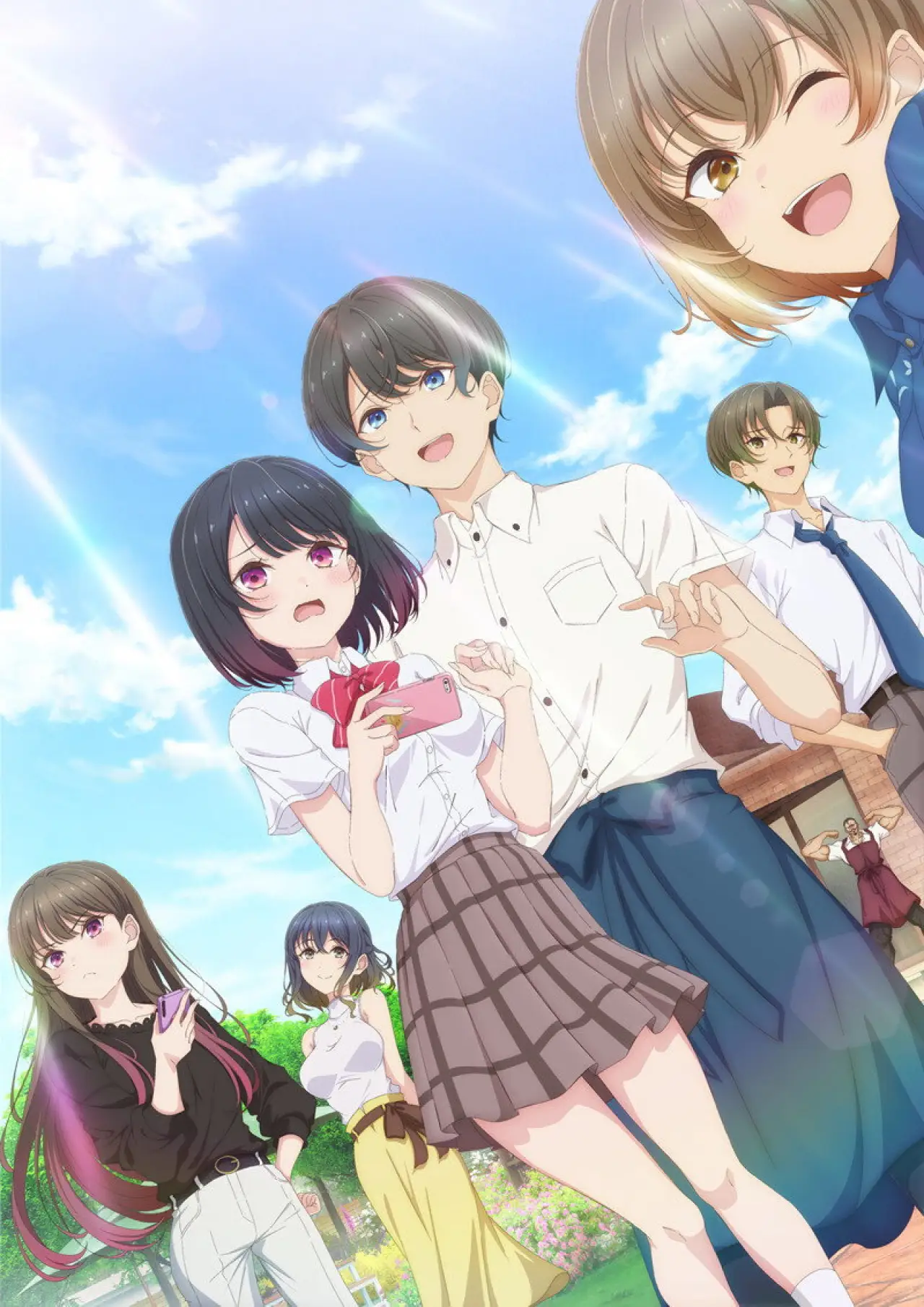 Series poster "The Cold Sato-san Is Only Sweet to Me"