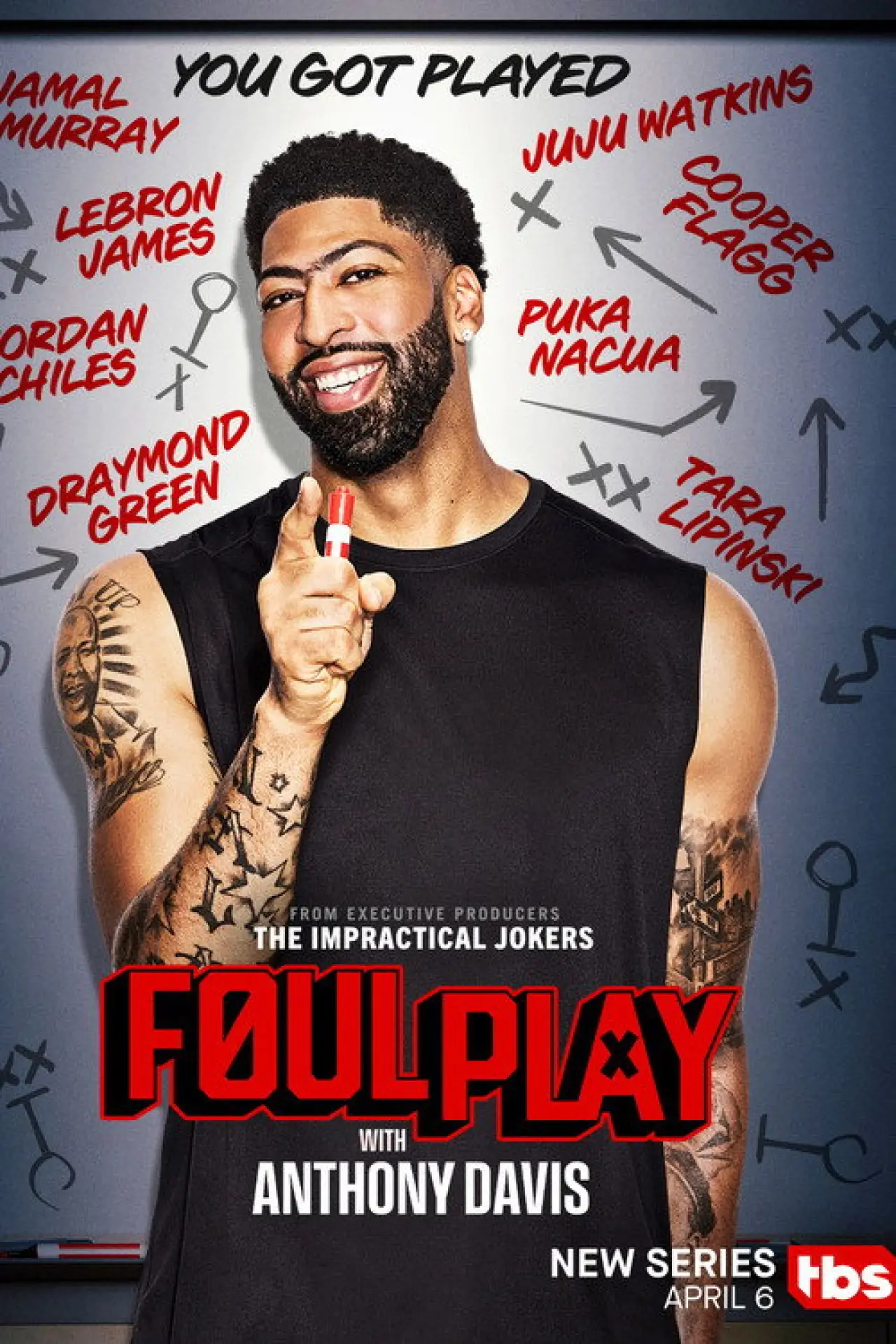 Series poster "Foul Play with Anthony Davis"