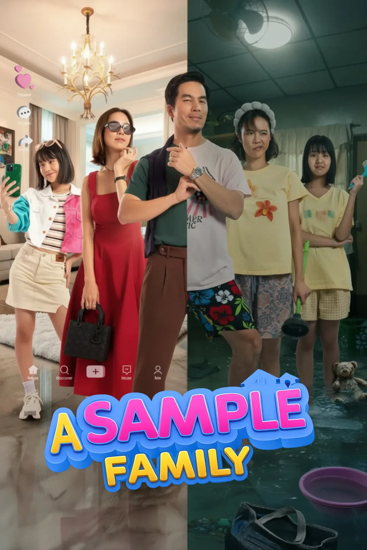 Series poster "A Sample Family"