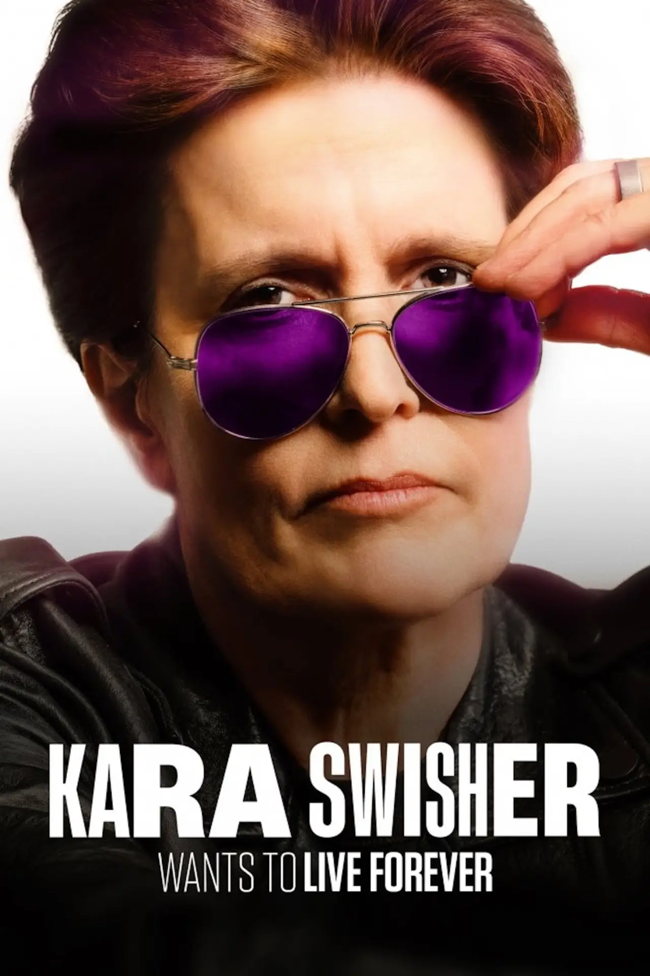 Series poster "Kara Swisher Wants to Live Forever"