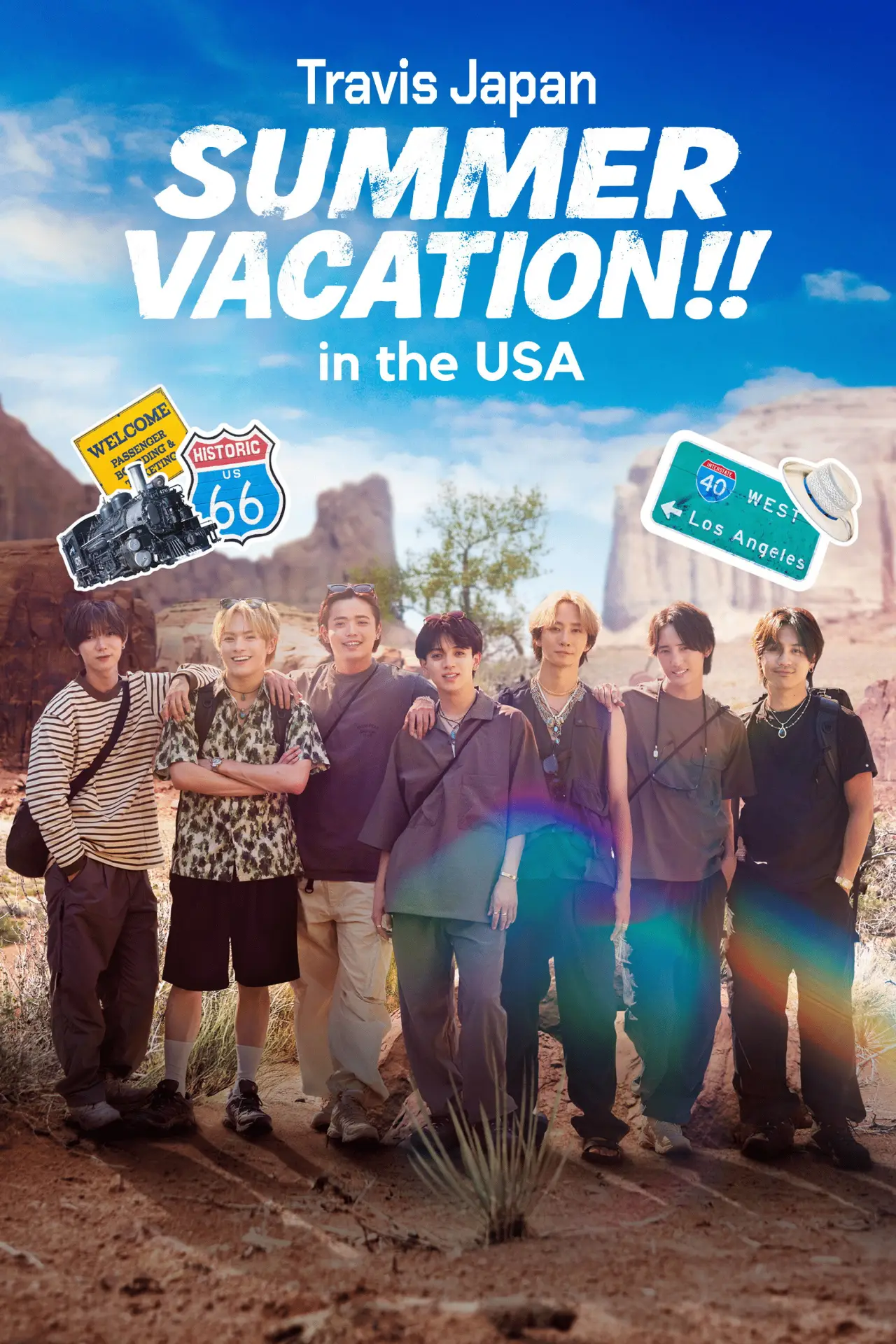 Series poster "Travis Japan Summer Vacation!! in the USA"