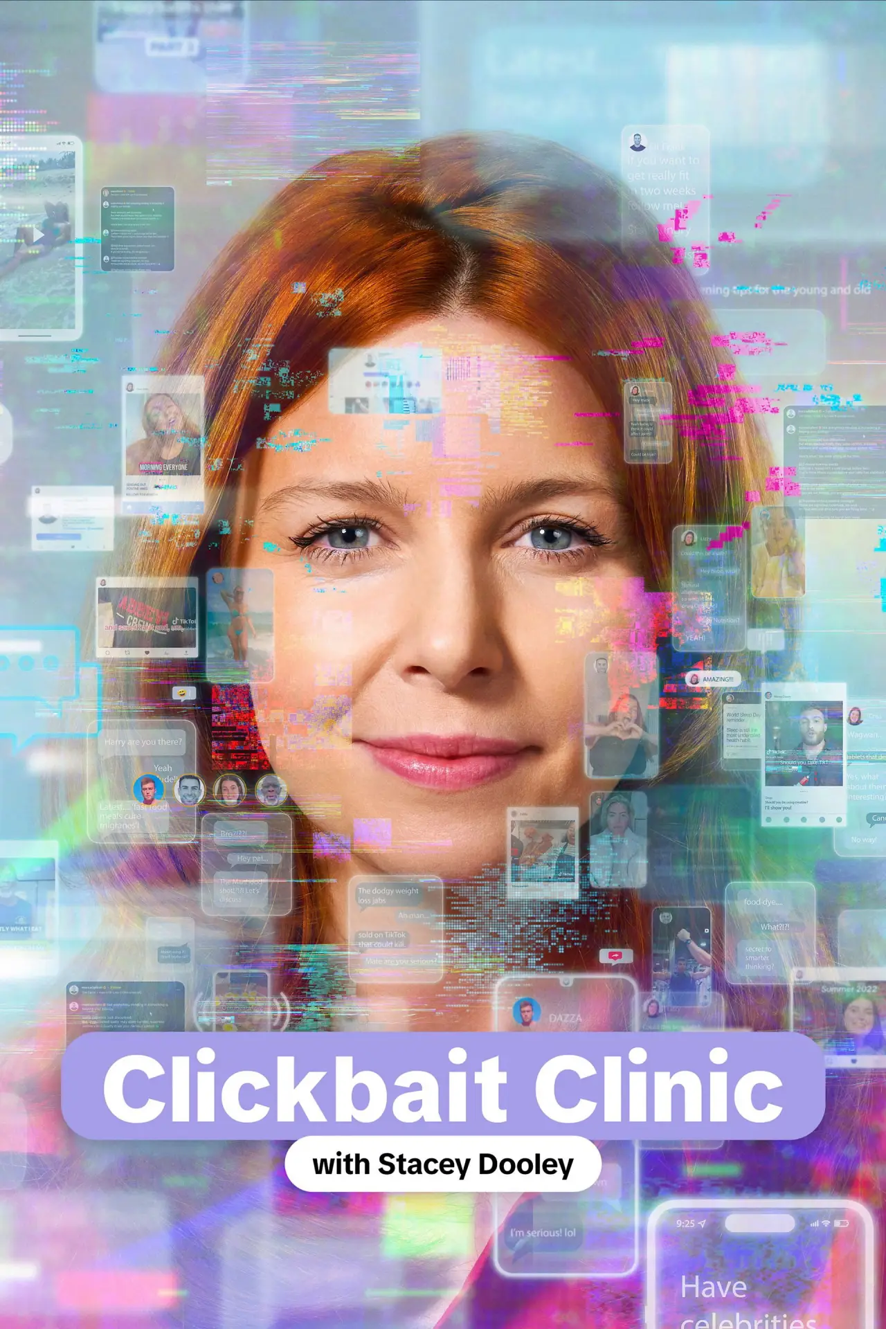 Series poster "Clickbait Clinic with Stacey Dooley"