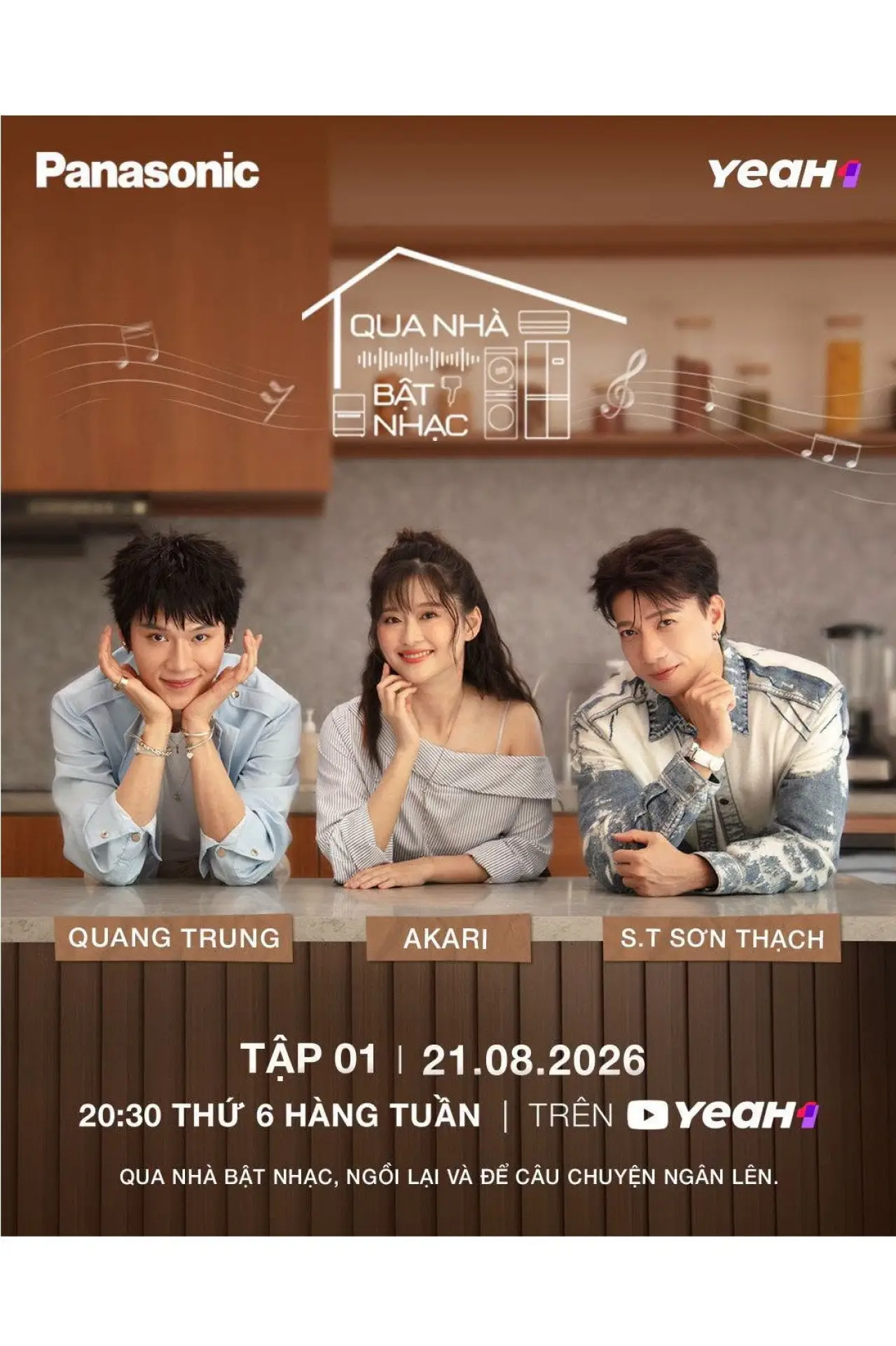 Series poster "Qua Nhà Bật Nhạc"