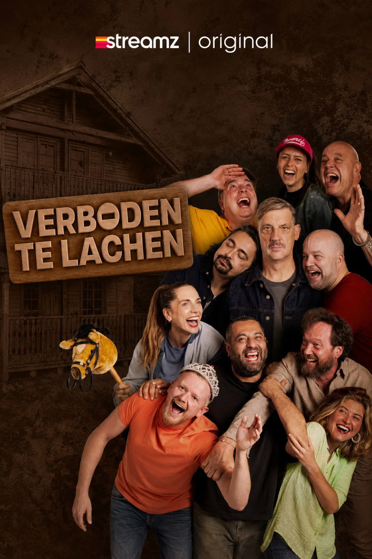 Series poster "Verboden te Lachen"