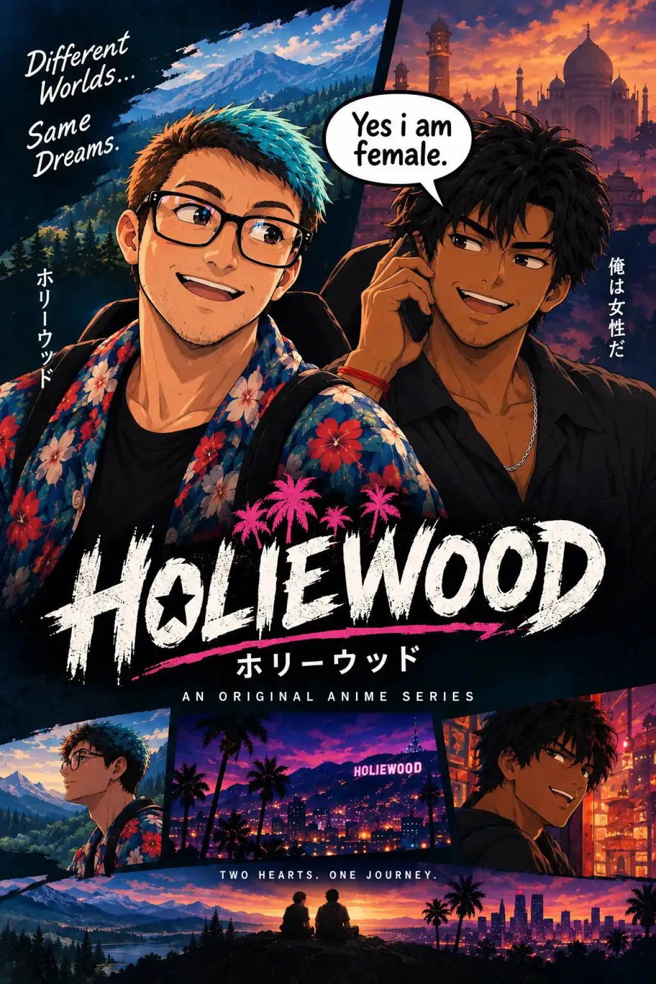 Series poster "Holiewood: From Rags To Cardboard"