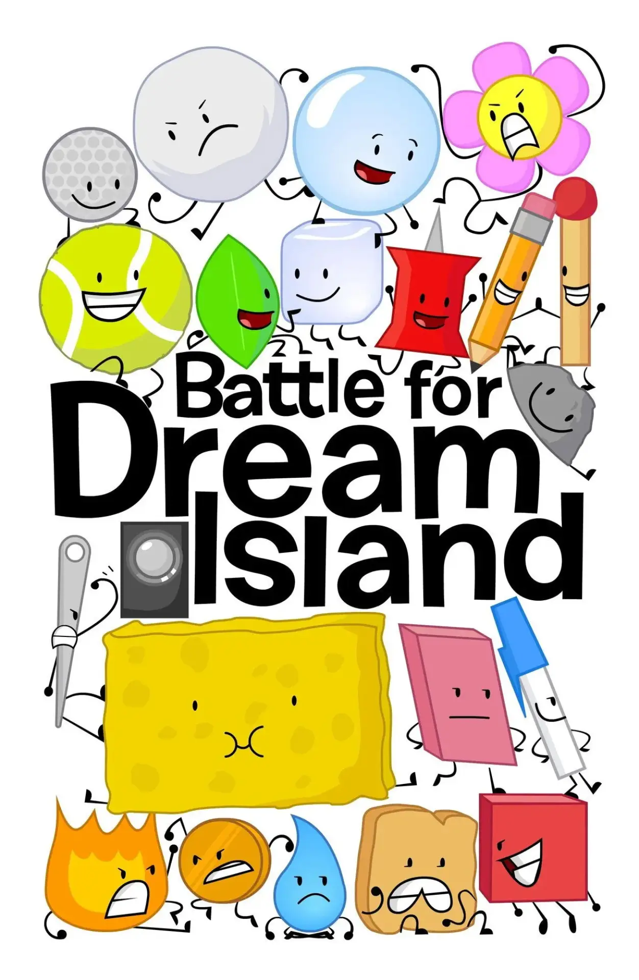 Series poster "Battle for Dream Island"
