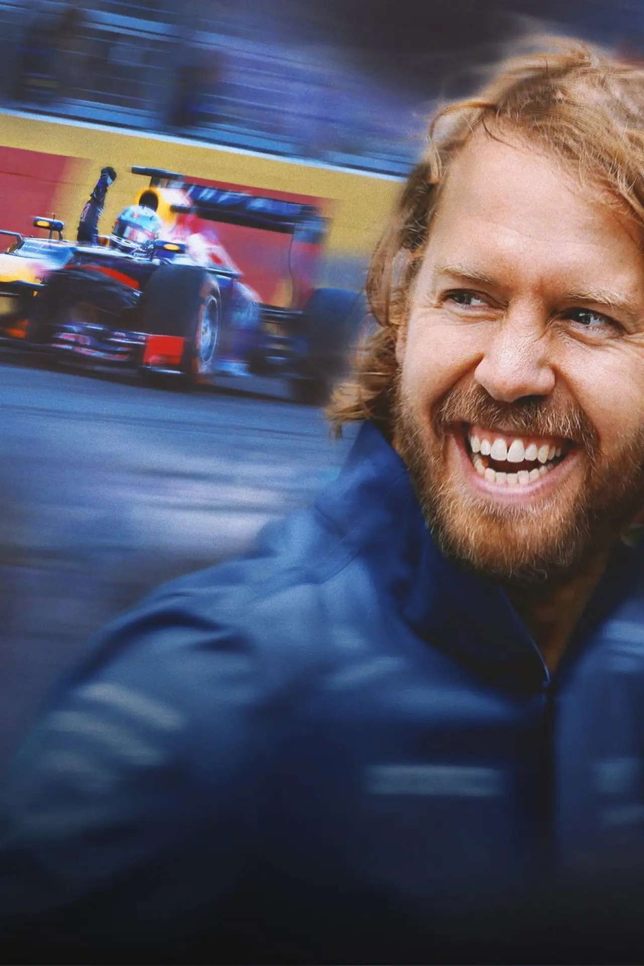 Series poster "Being Sebastian Vettel"