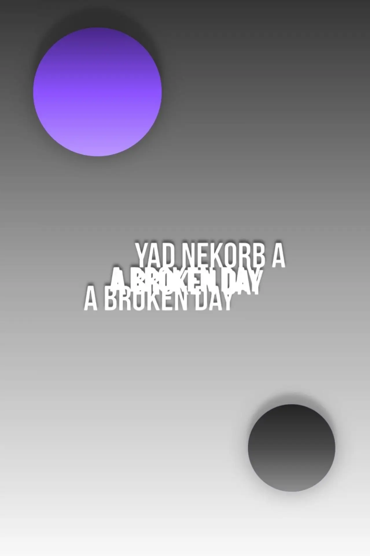 Series poster "A Broken Day"