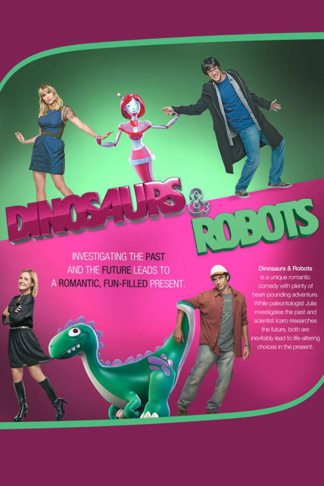 Постер к сериалу "Dinossaurs & Robots"
