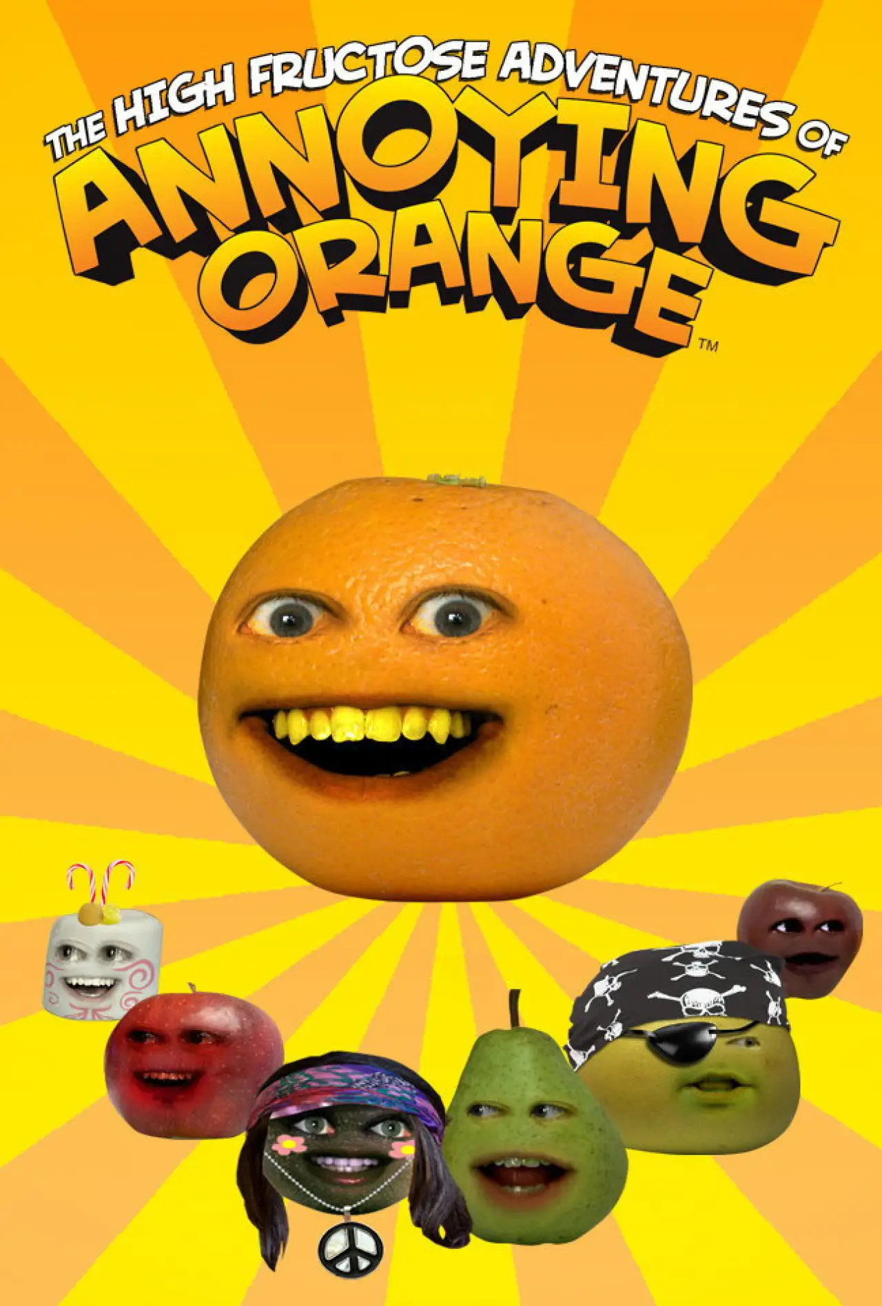 Series poster "The High Fructose Adventures of Annoying Orange"