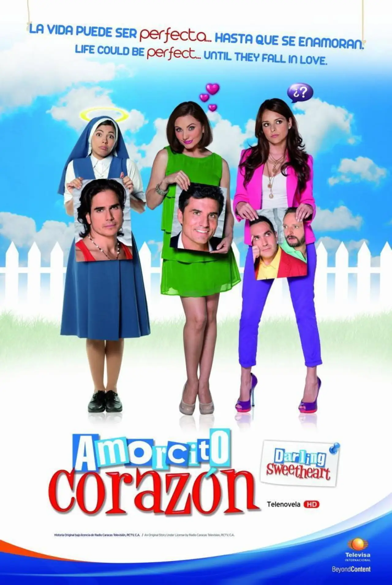 Series poster "Amorcito Corazón"