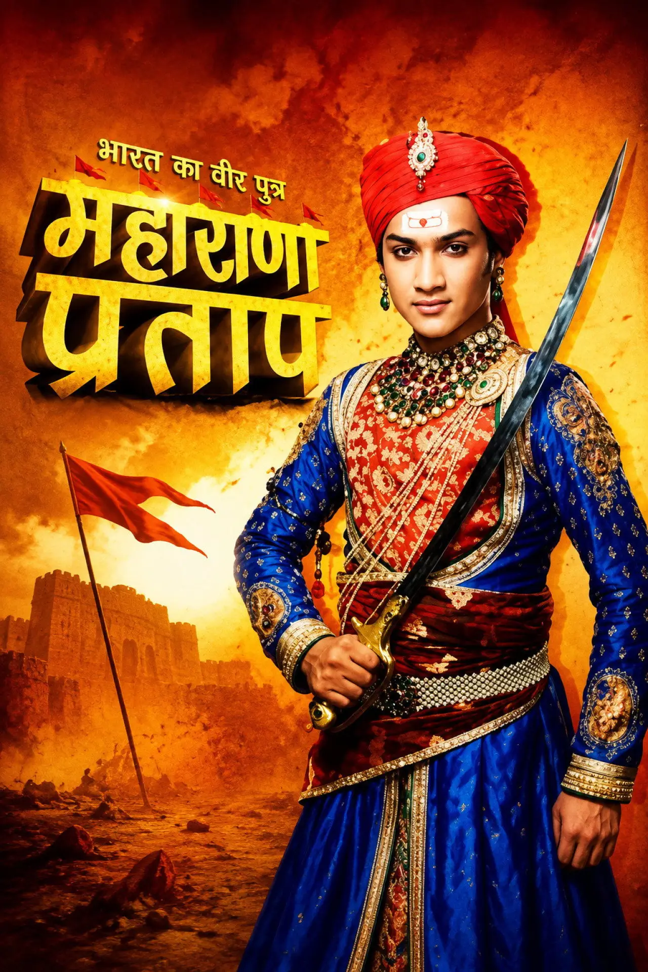 Series poster "Brave Son of India: Maharana Pratap"