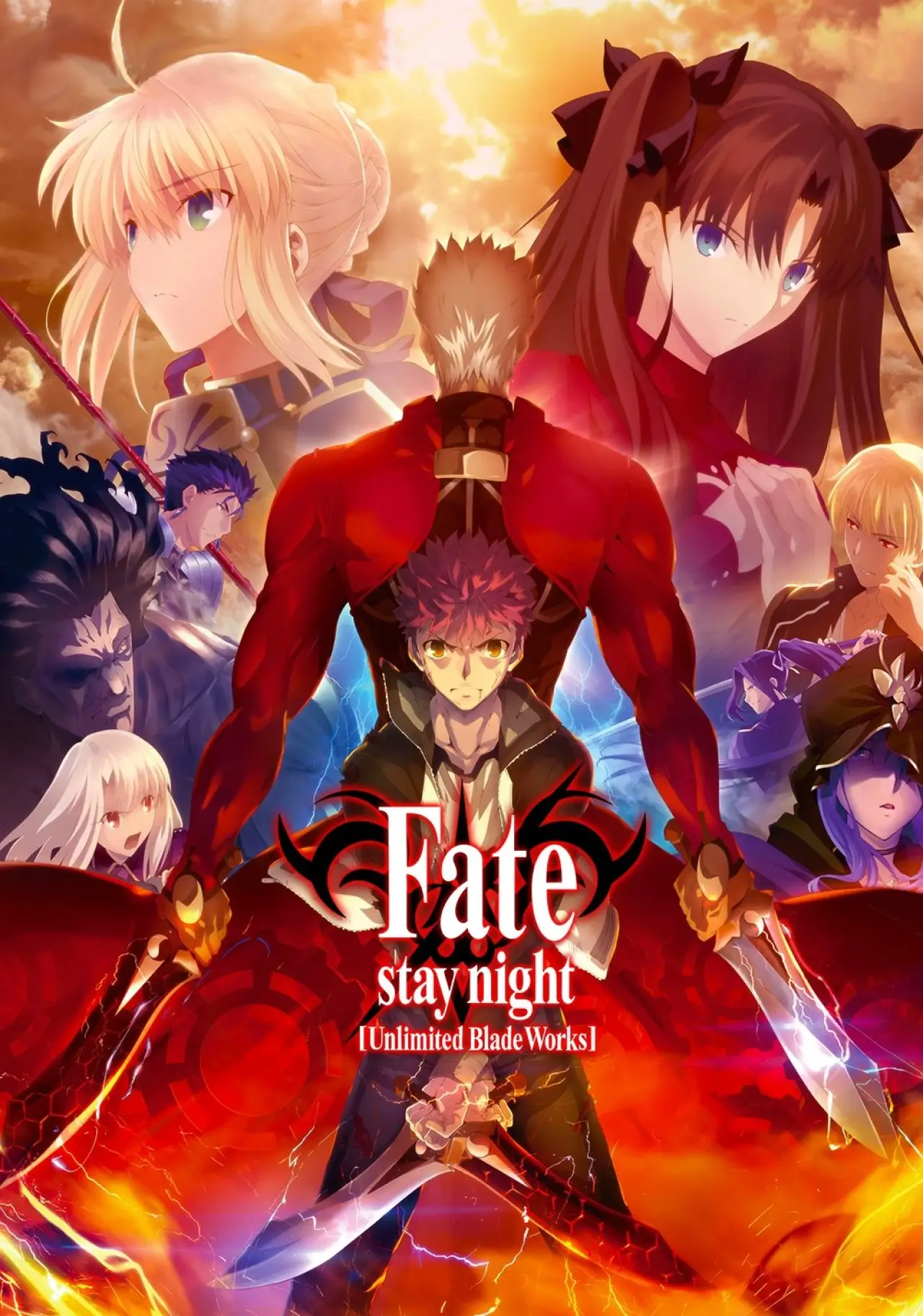 Постер к сериалу "Fate/stay night [Unlimited Blade Works]"