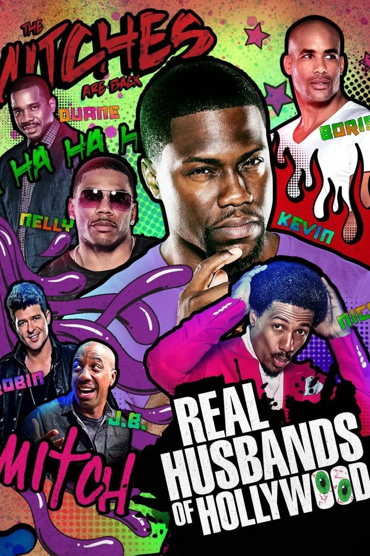 Series poster "Real Husbands of Hollywood"