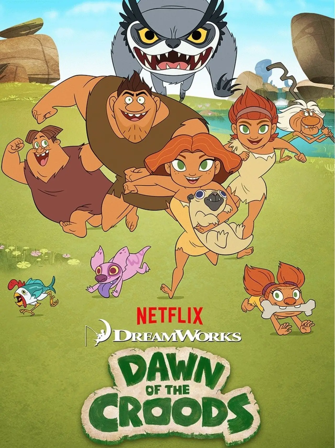 Series poster "Dawn of the Croods"